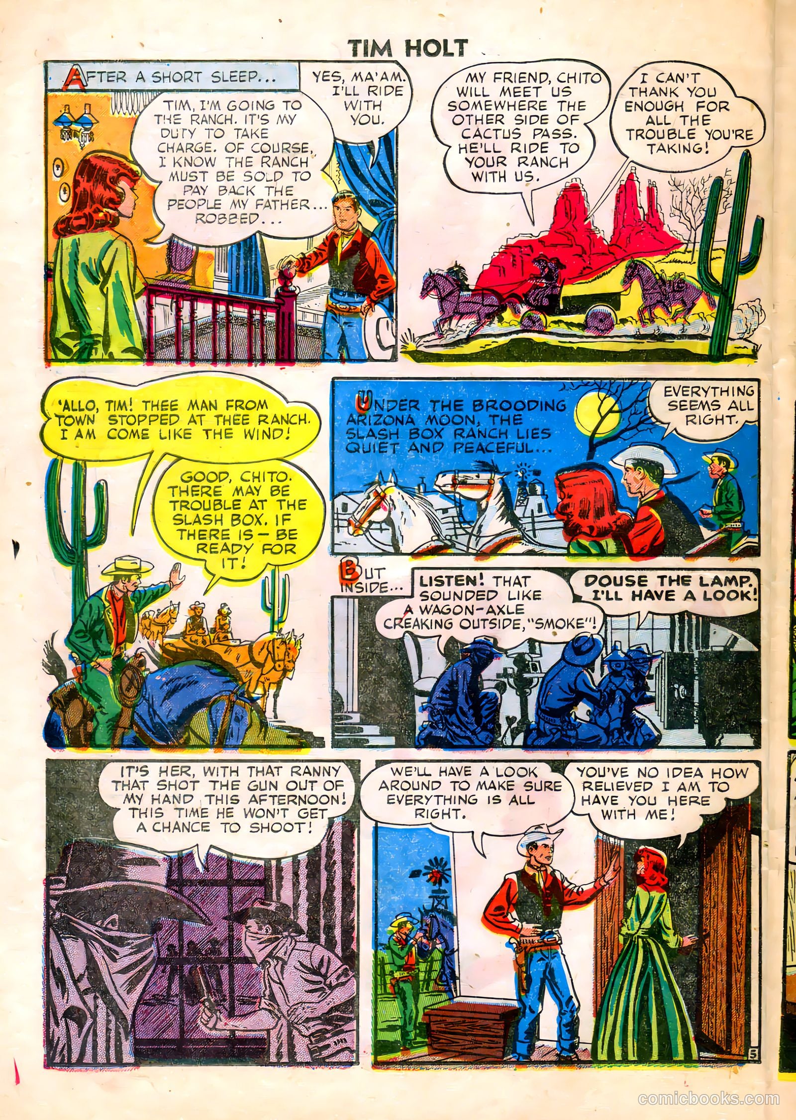 Tim Holt #8 (1949) — page 22 of 36
