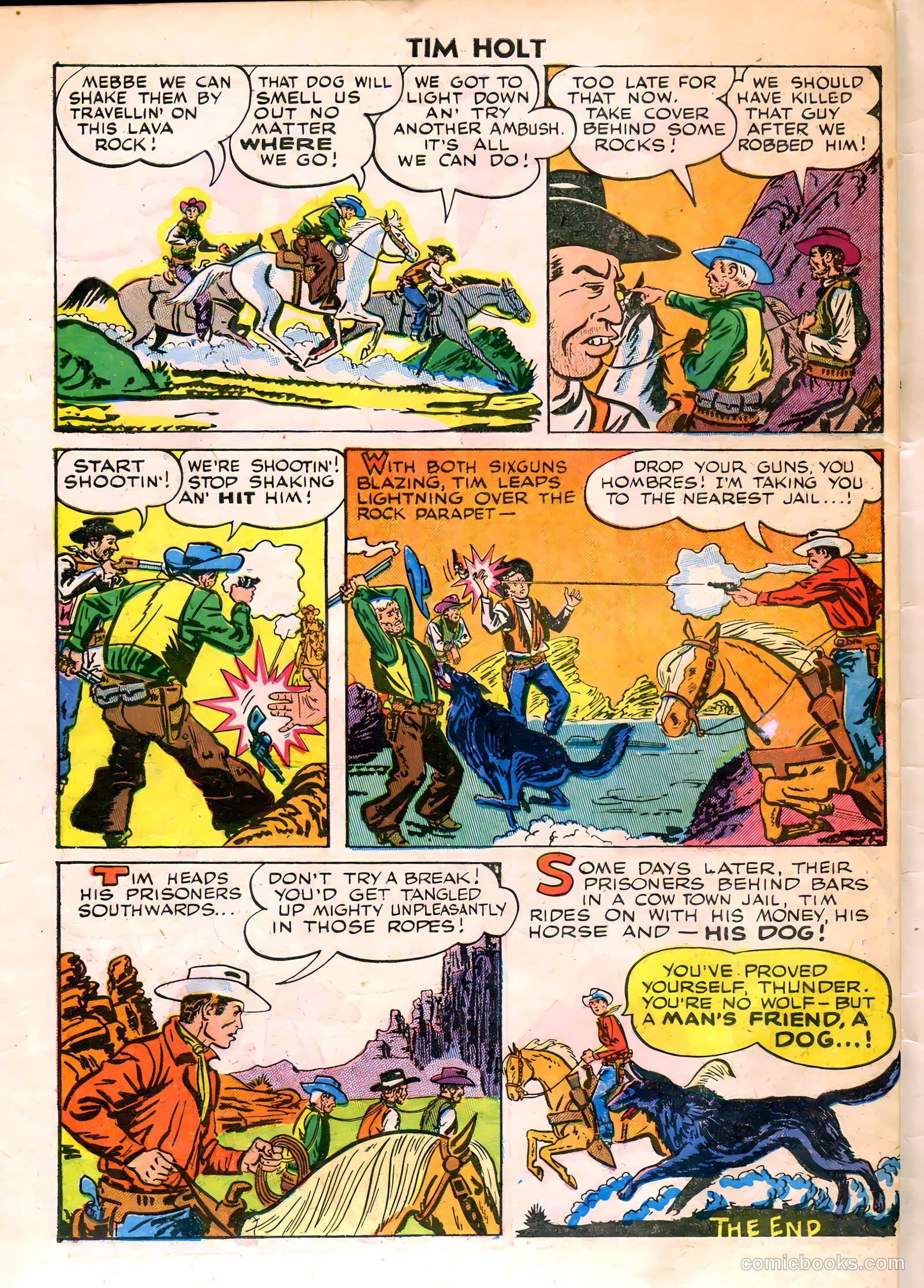 Tim Holt #8 (1949) — page 34 of 36
