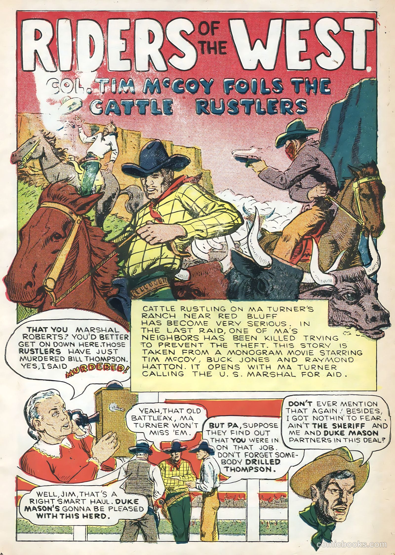Tim McCoy #16 (1948) — page 3 of 36