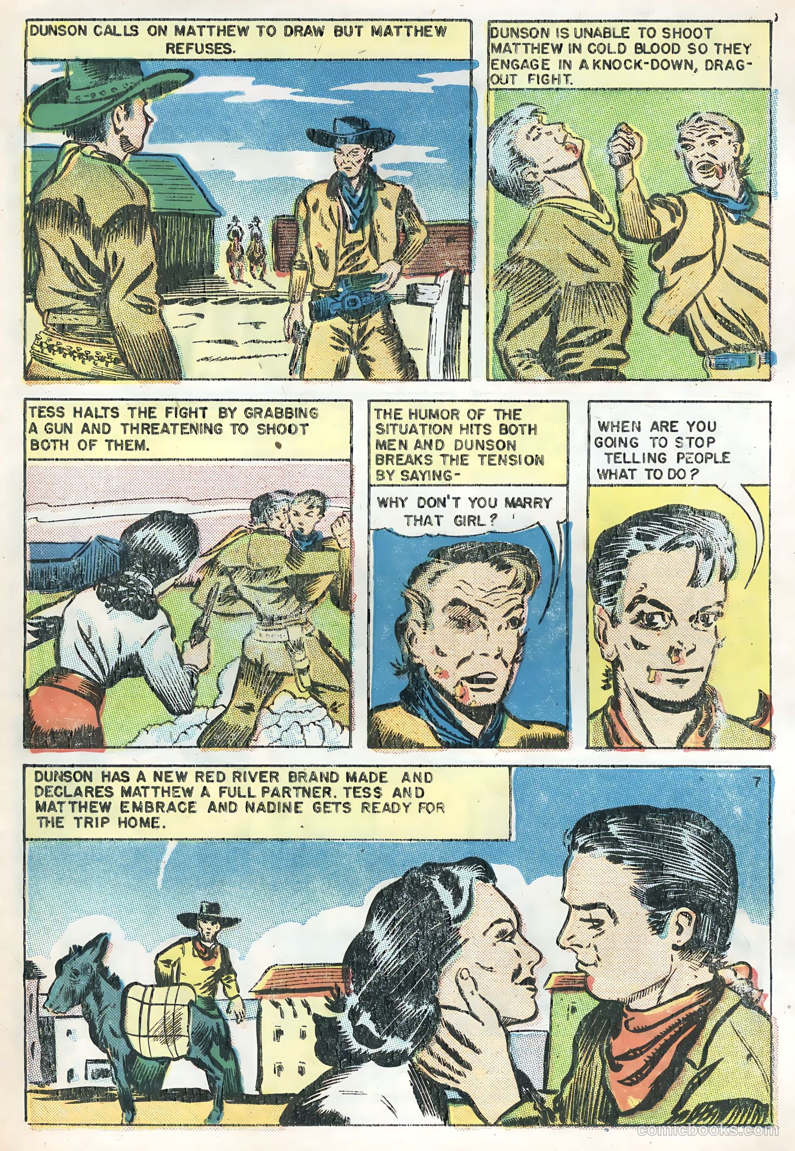 Tim McCoy #16 (1948) — page 28 of 36