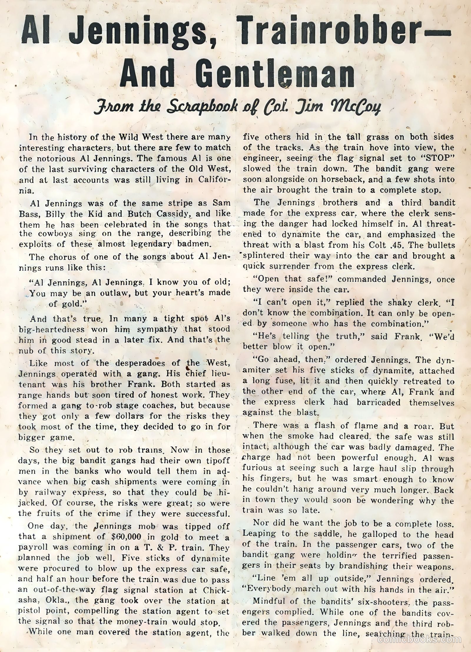 Tim McCoy #17 (1948) — page 18 of 35