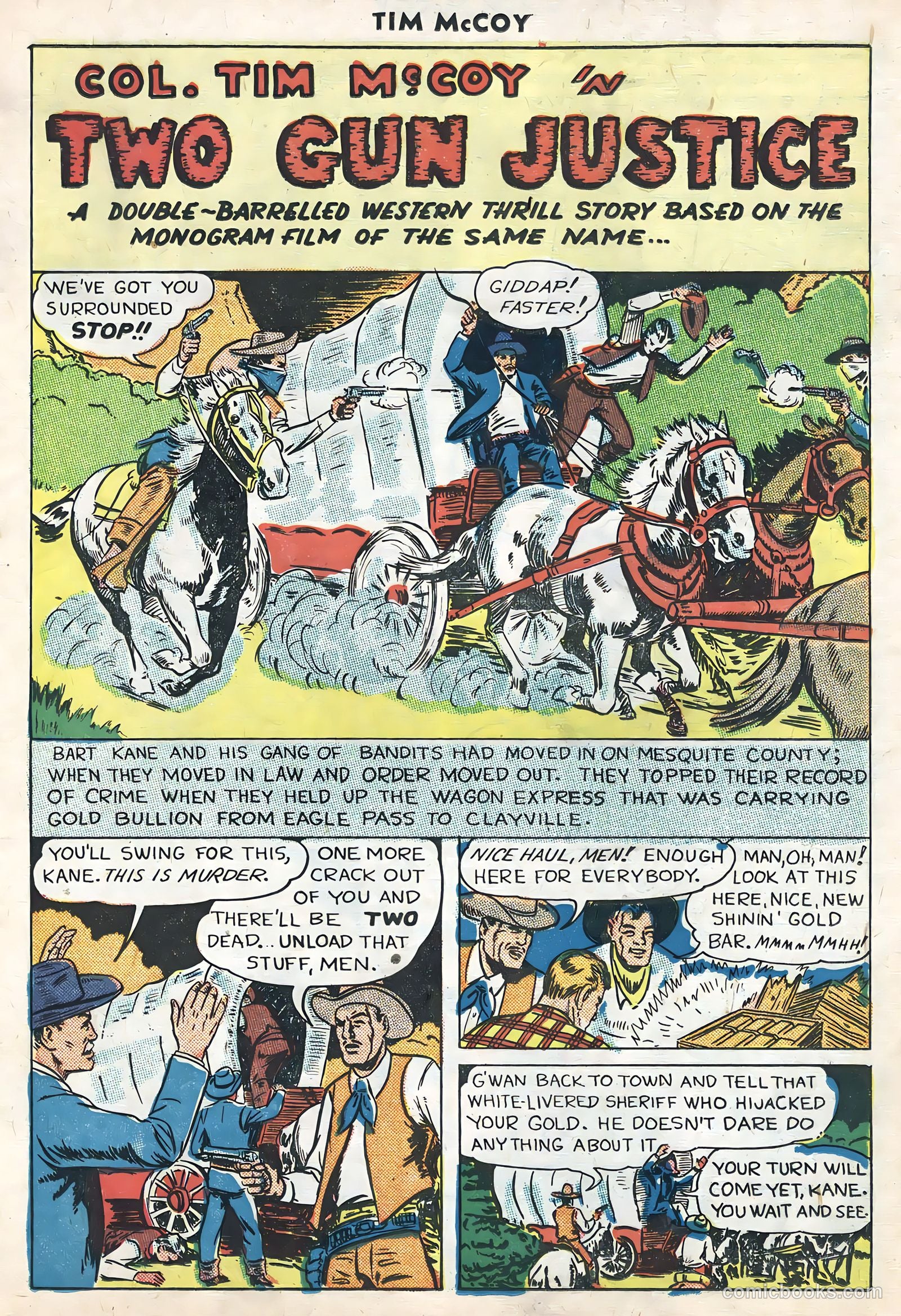 Tim McCoy #18 (1949) — page 3 of 36