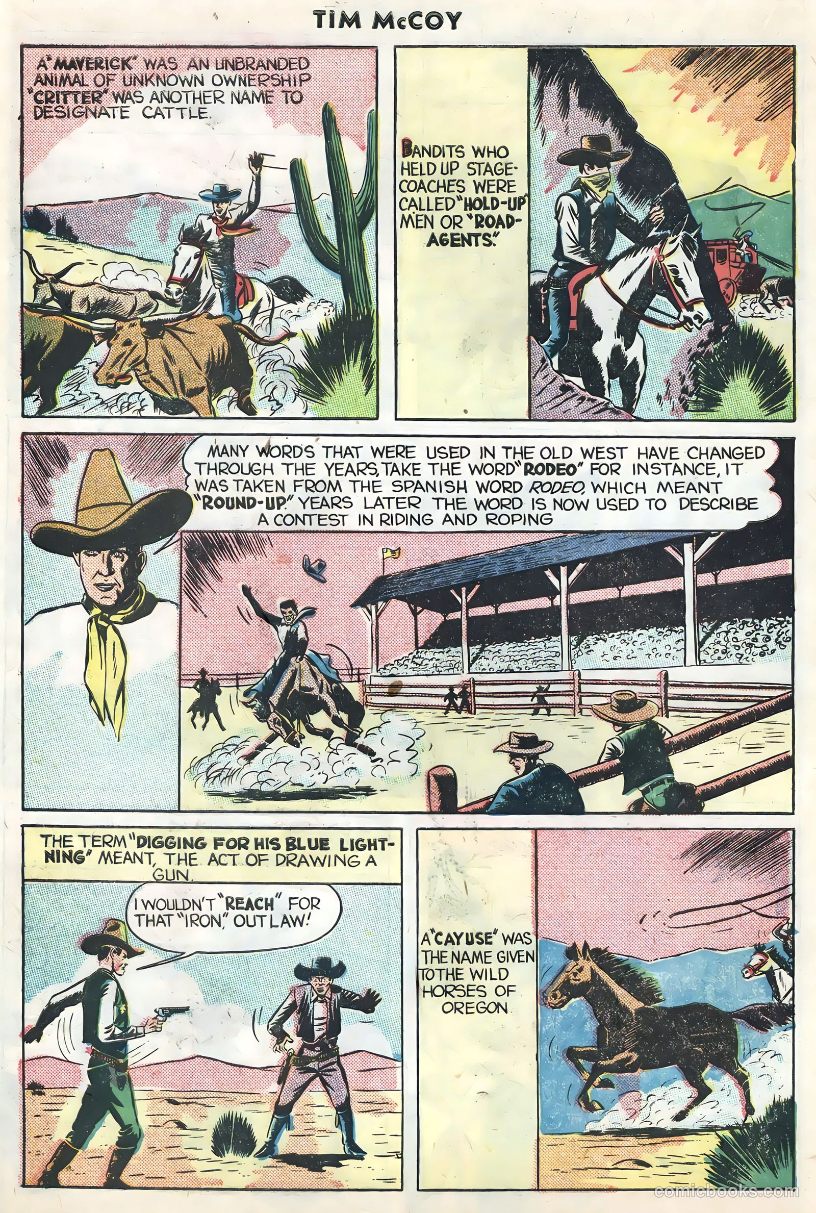 Tim McCoy #18 (1949) — page 16 of 36