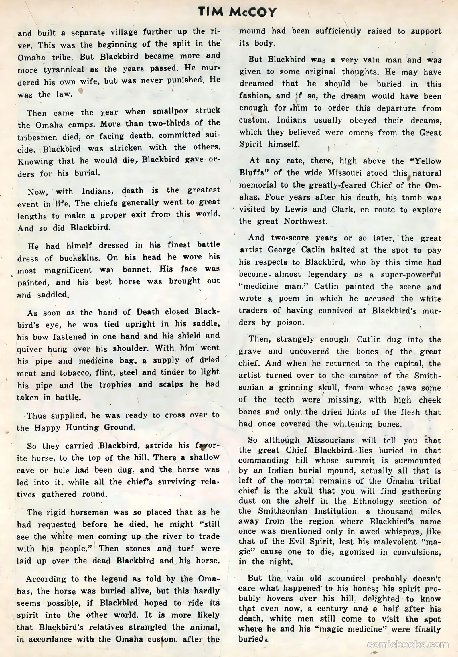 Tim McCoy #18 (1949) — page 19 of 36