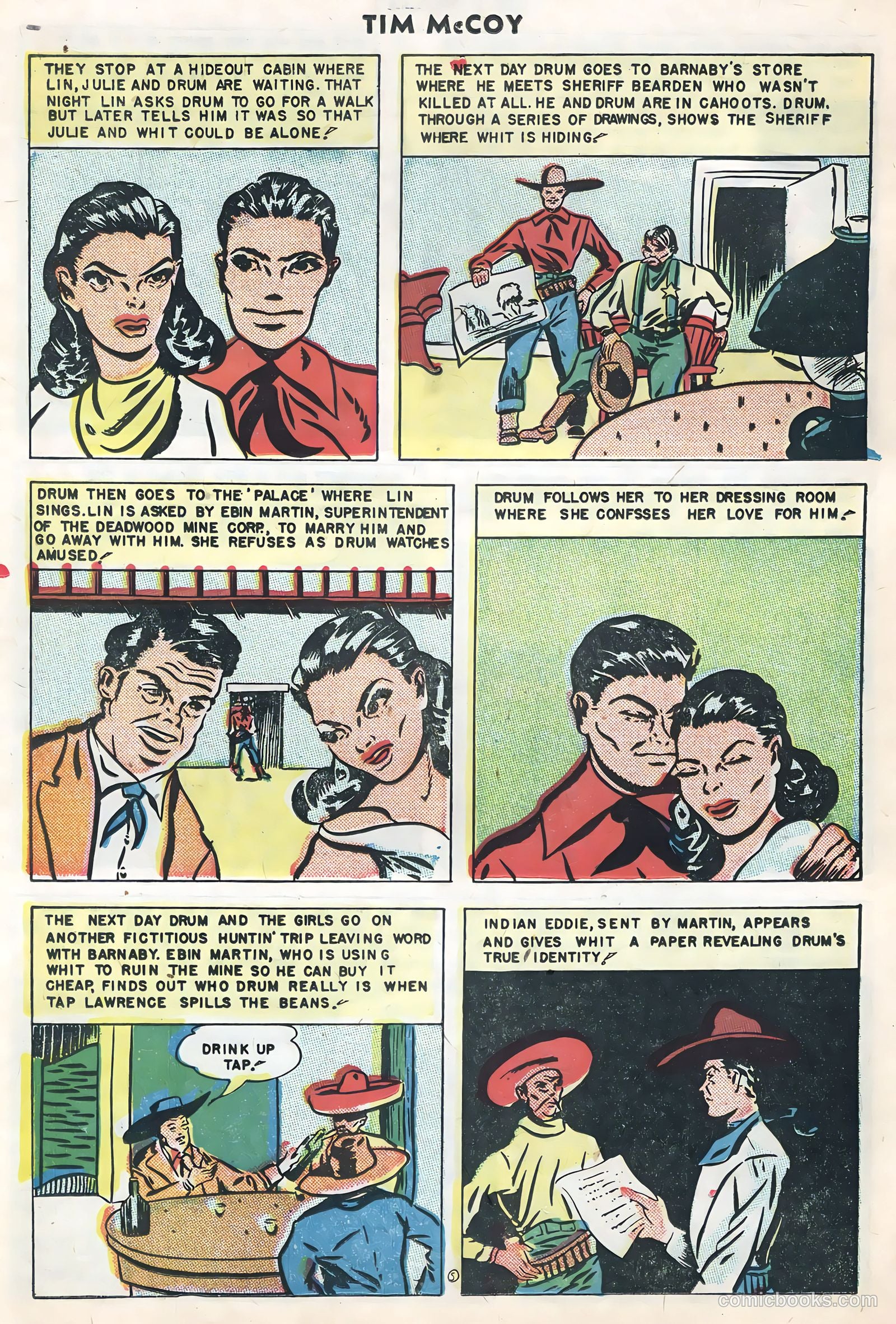 Tim McCoy #18 (1949) — page 32 of 36