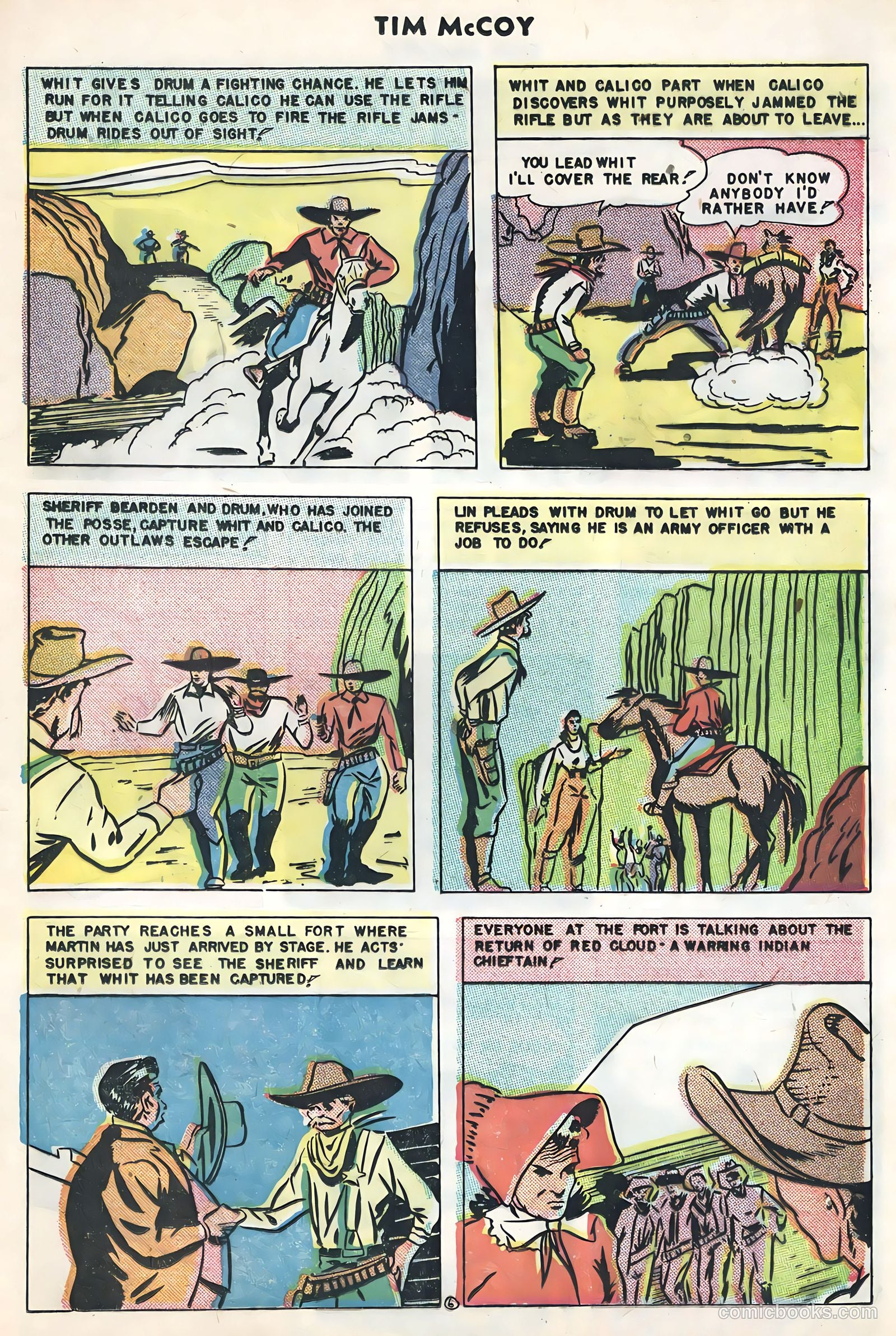 Tim McCoy #18 (1949) — page 33 of 36