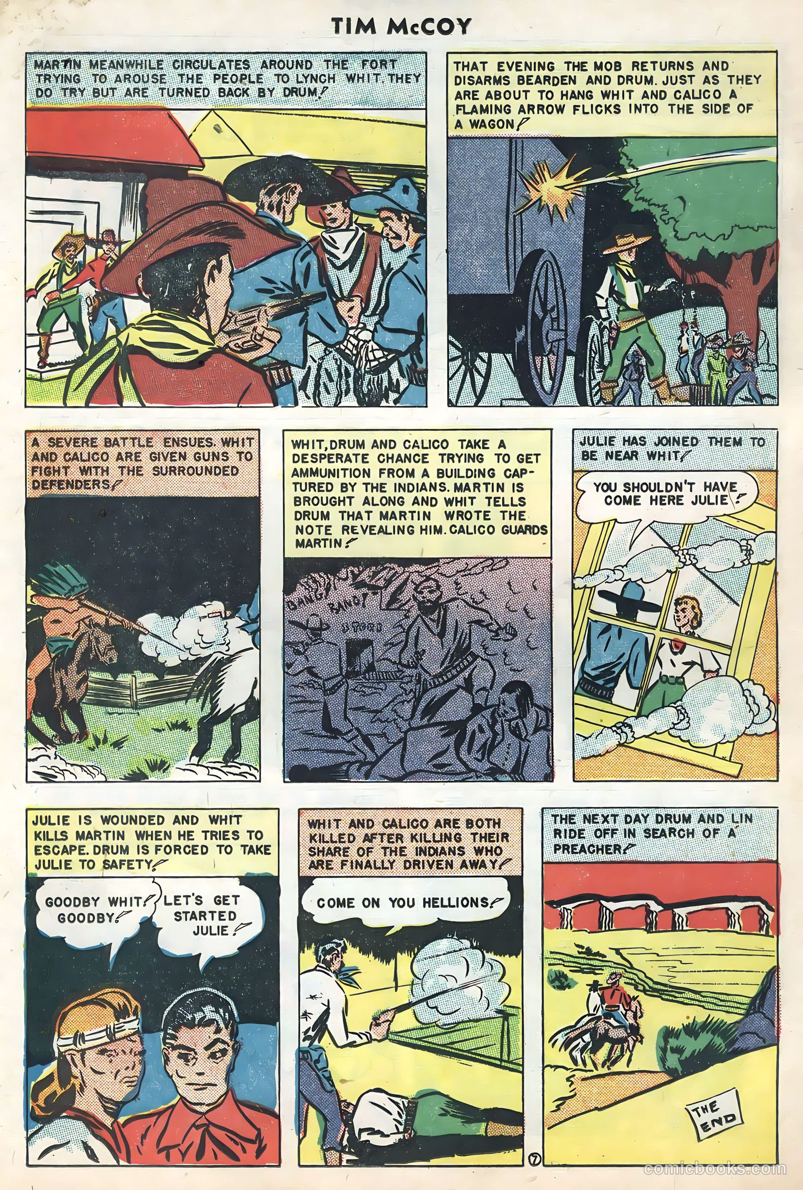 Tim McCoy #18 (1949) — page 34 of 36