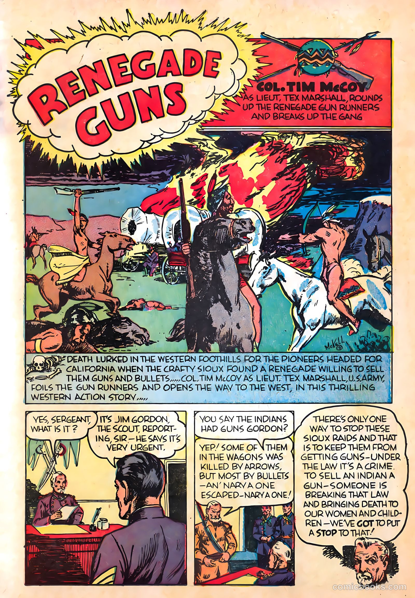 Tim McCoy #19 (1949) — page 3 of 36