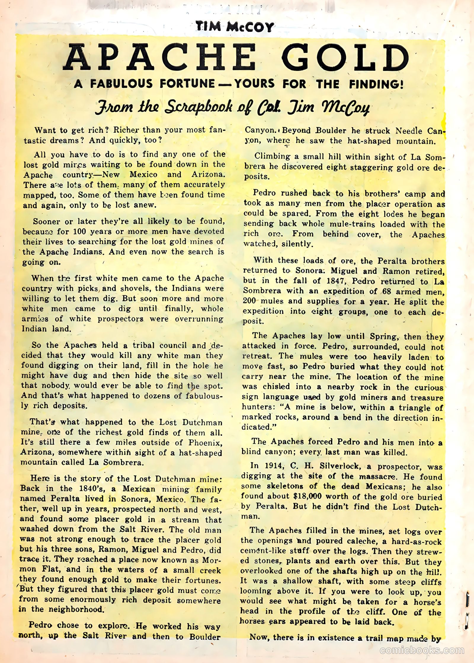 Tim McCoy #19 (1949) — page 18 of 36