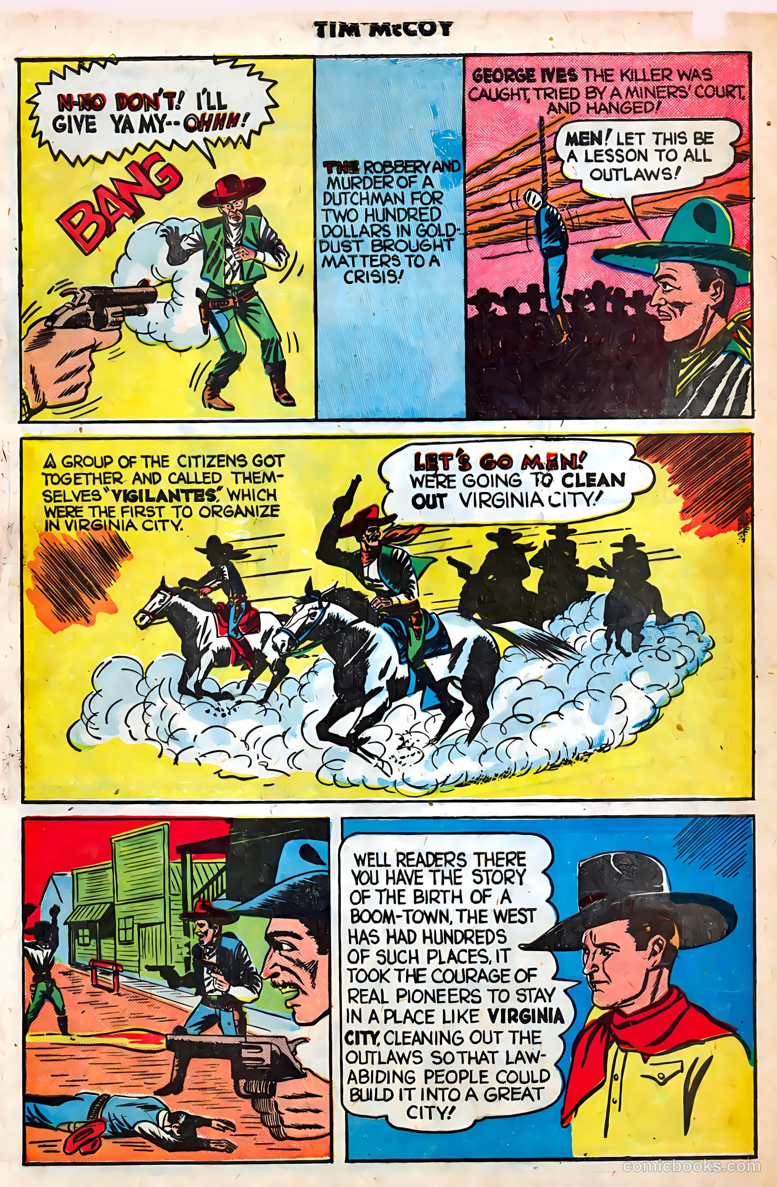 Tim McCoy #19 (1949) — page 23 of 36