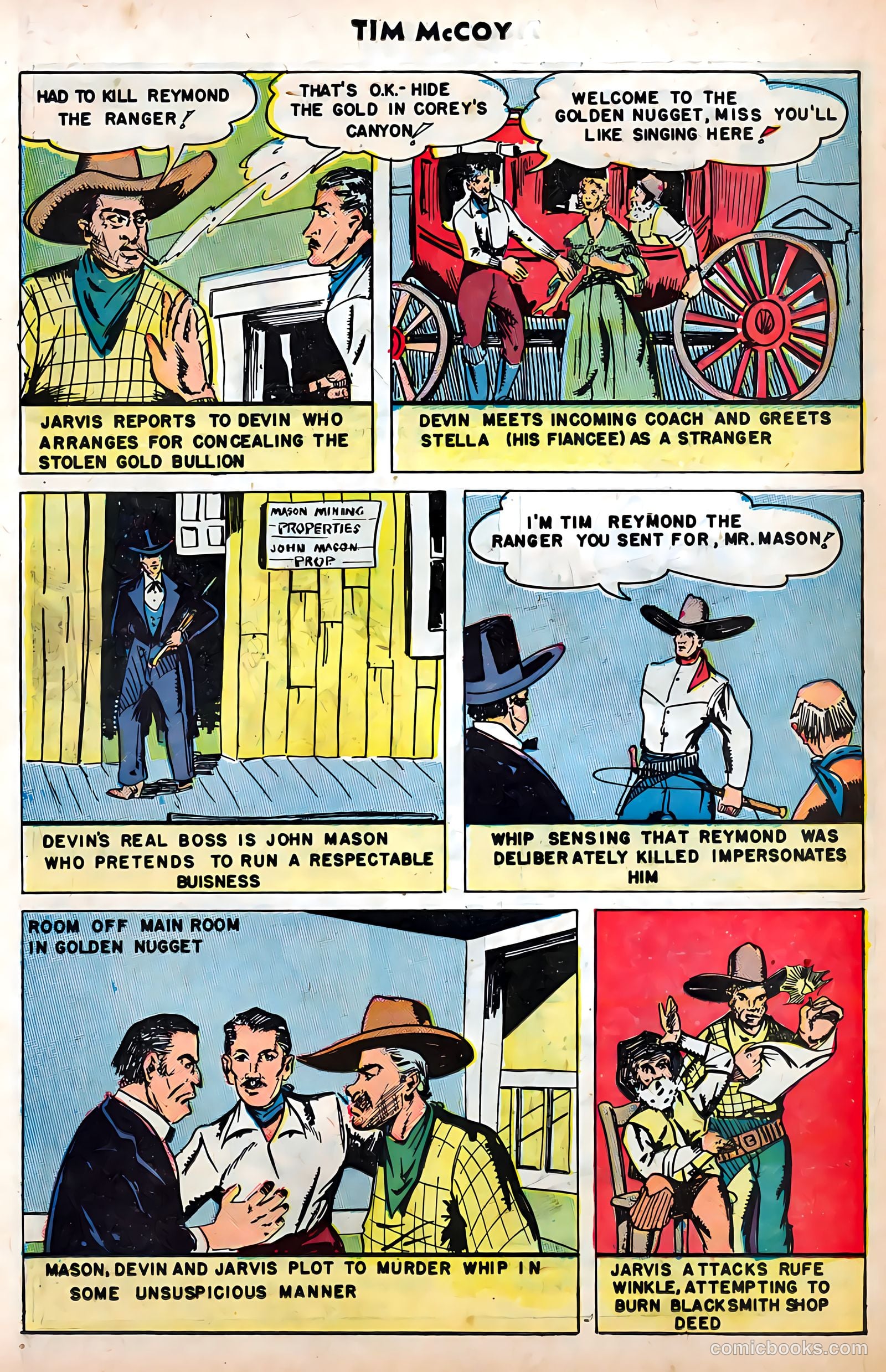 Tim McCoy #19 (1949) — page 27 of 36
