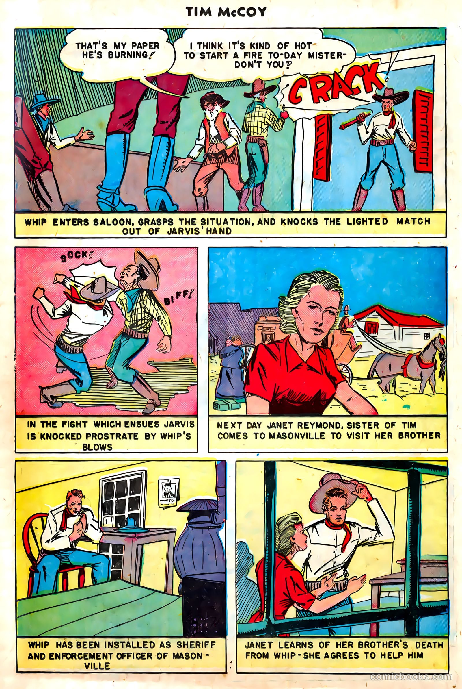 Tim McCoy #19 (1949) — page 28 of 36