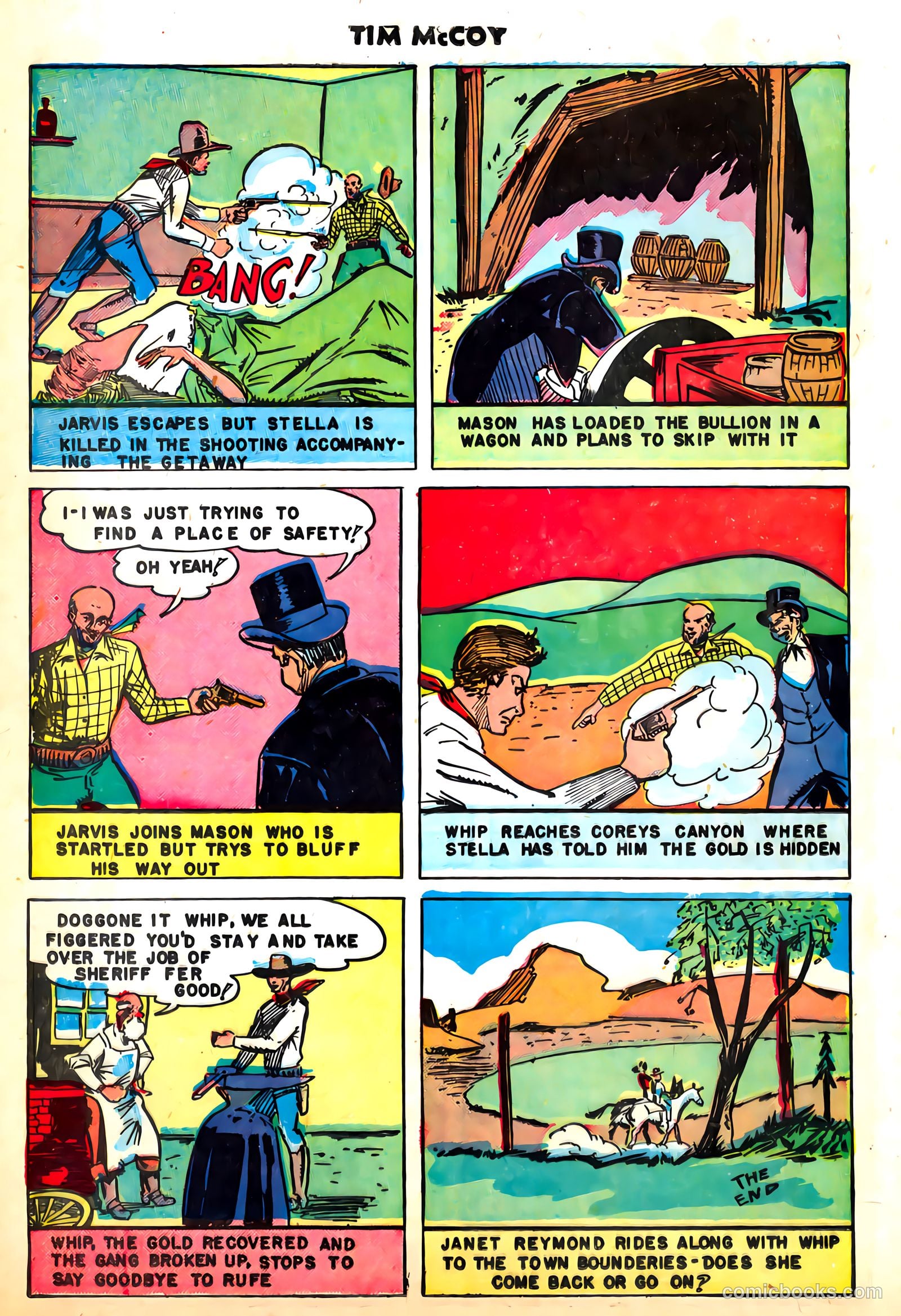 Tim McCoy #19 (1949) — page 30 of 36