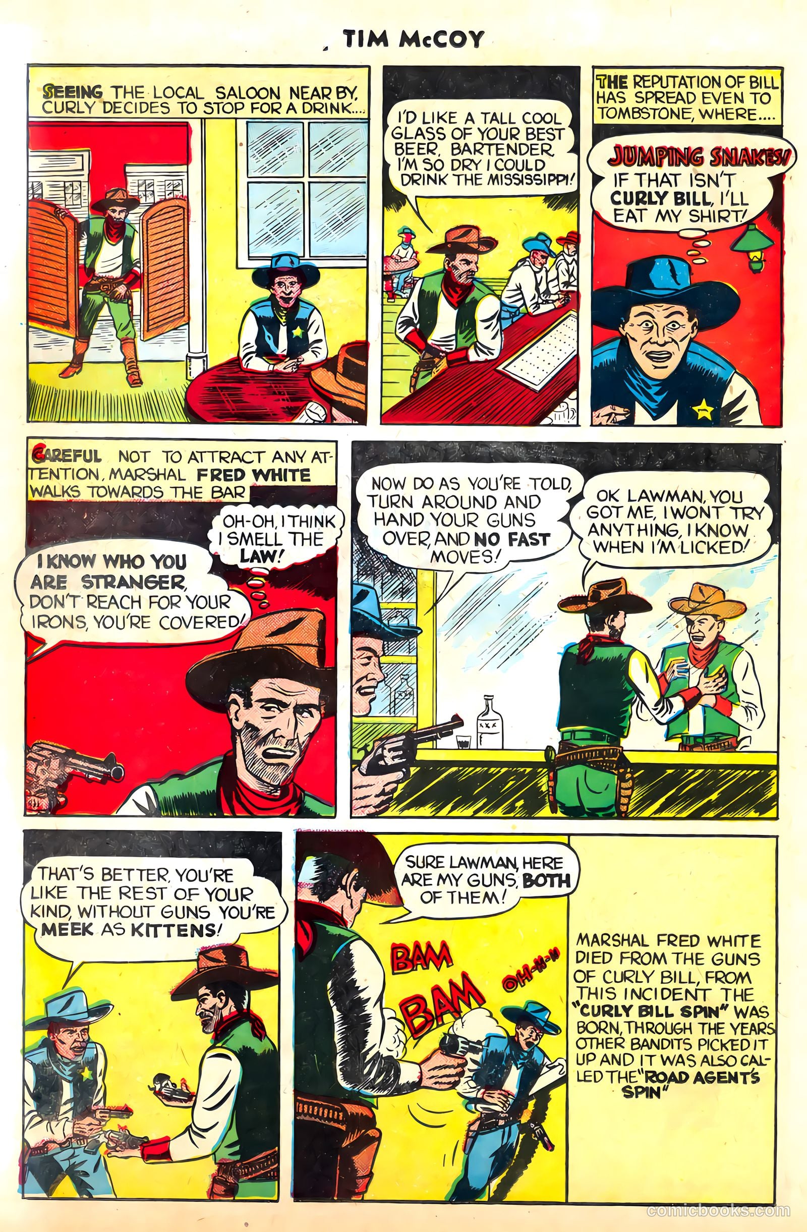 Tim McCoy #19 (1949) — page 32 of 36