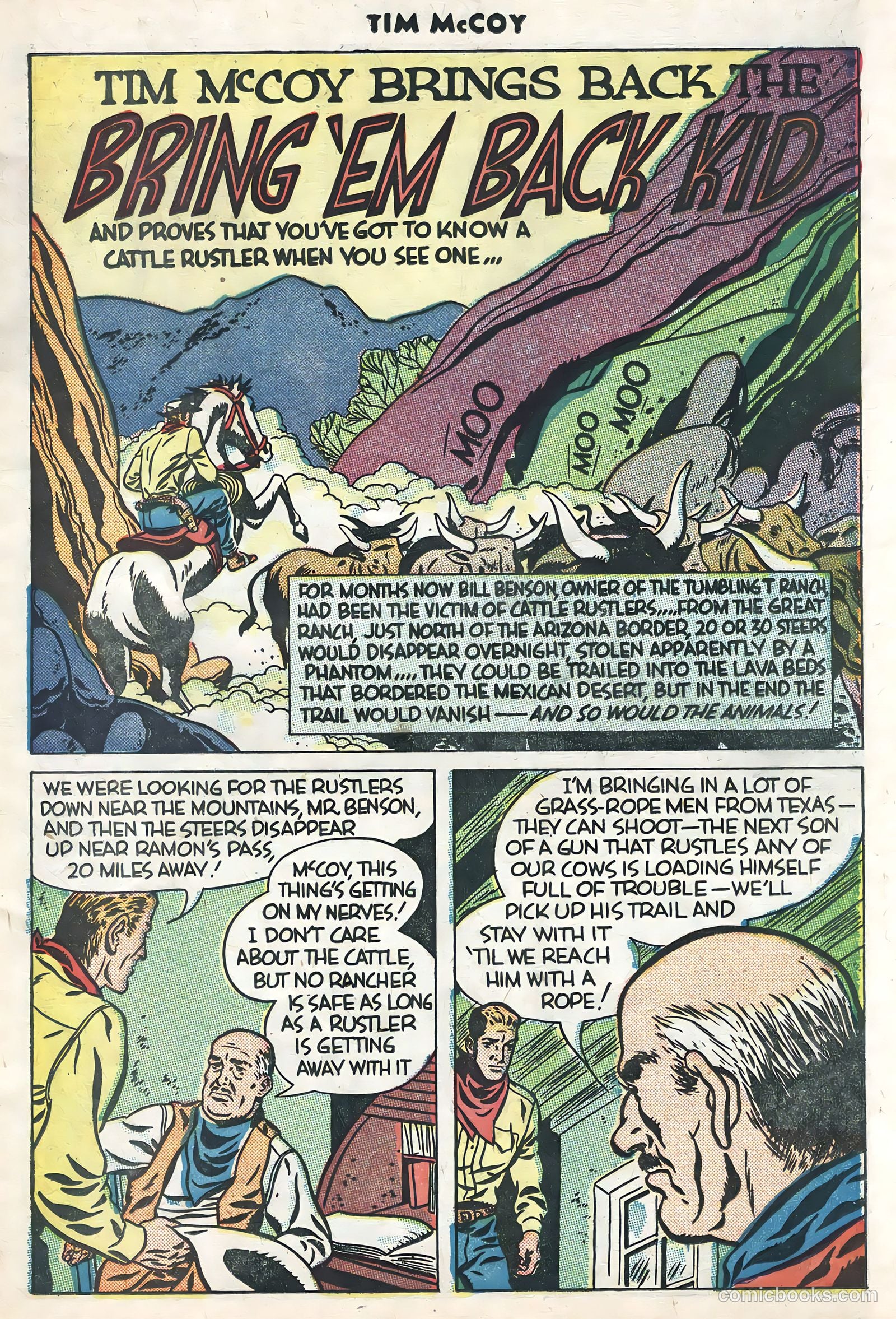 Tim McCoy #20 (1949) — page 3 of 36