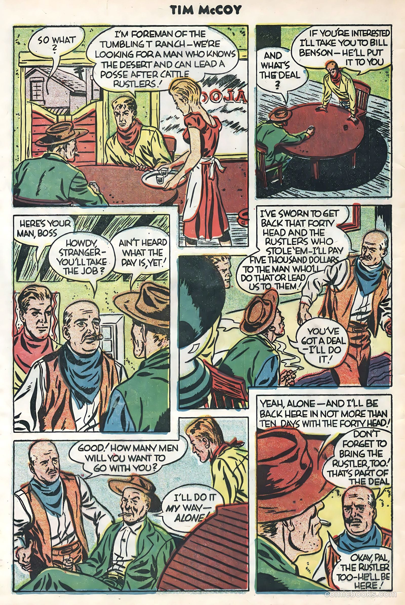 Tim McCoy #20 (1949) — page 6 of 36