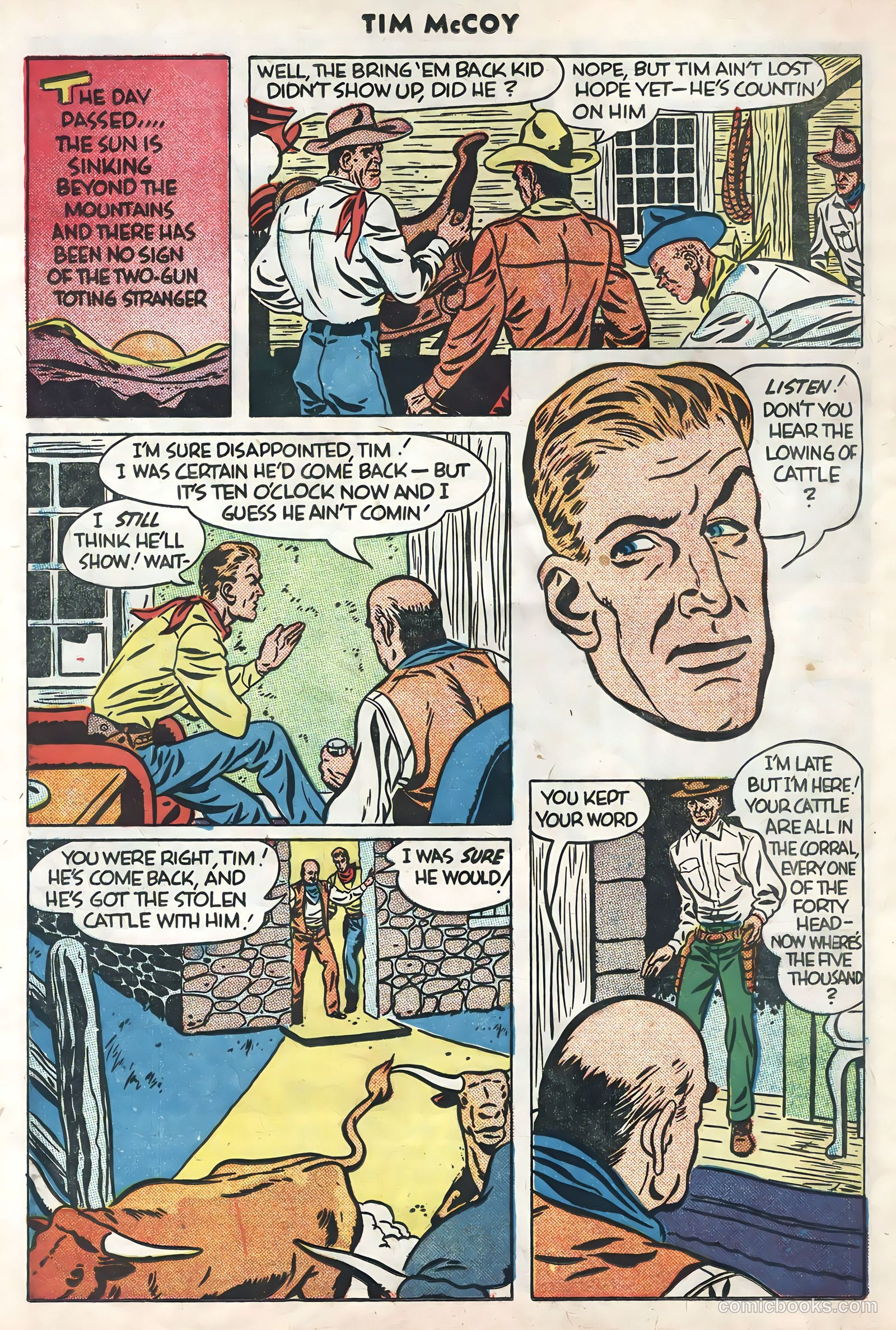 Tim McCoy #20 (1949) — page 8 of 36