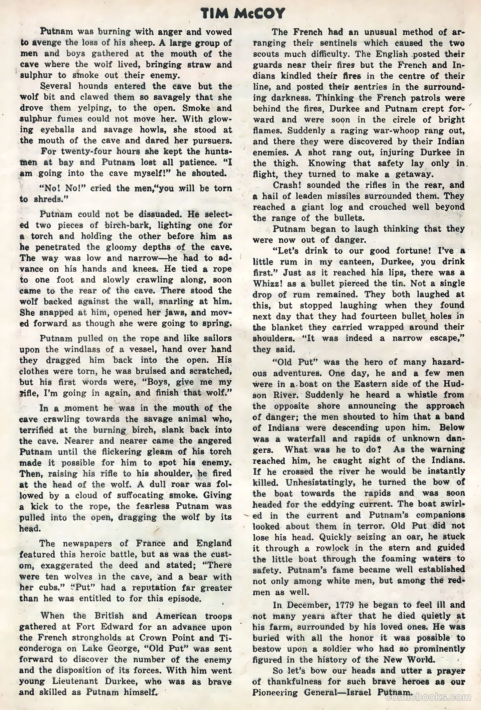 Tim McCoy #20 (1949) — page 20 of 36
