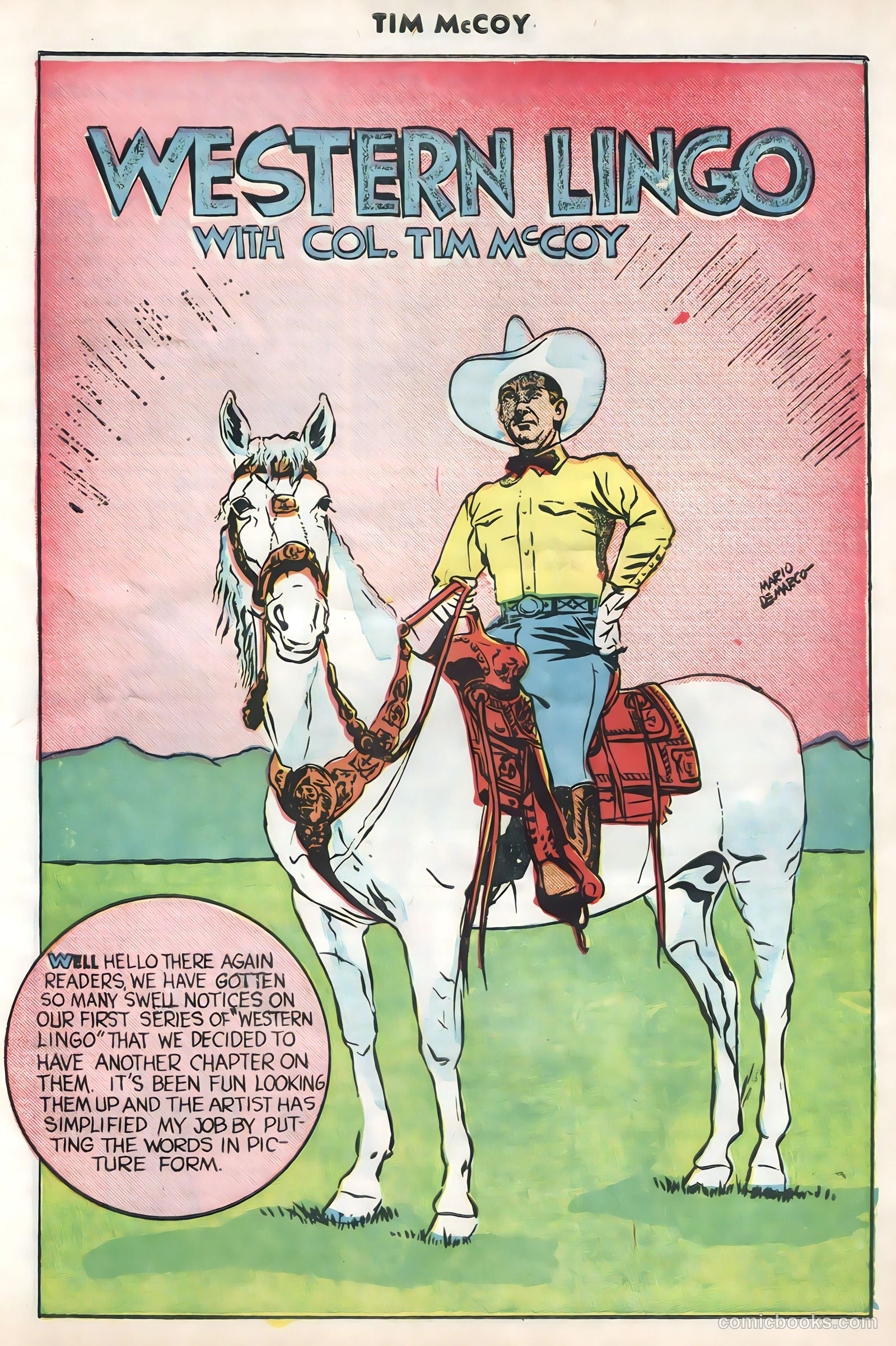 Tim McCoy #20 (1949) — page 21 of 36