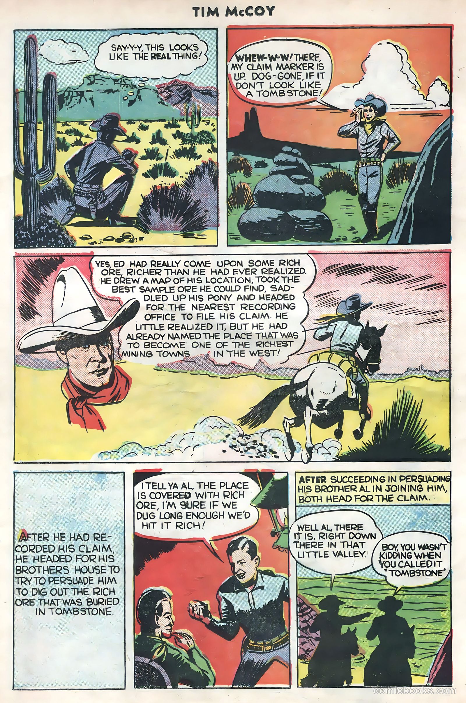 Tim McCoy #20 (1949) — page 32 of 36