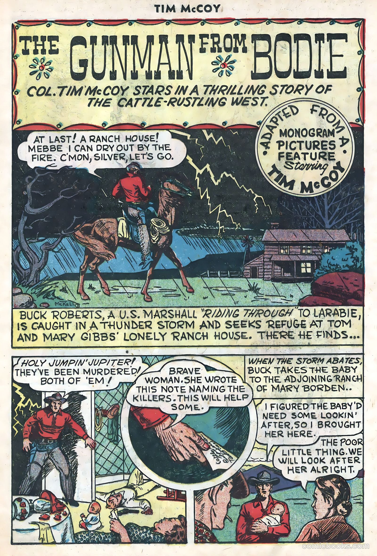 Tim McCoy #21 (1949) — page 3 of 36