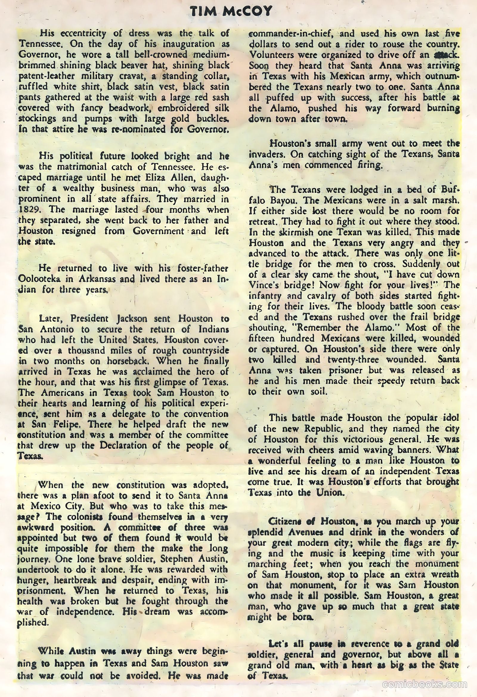 Tim McCoy #21 (1949) — page 19 of 36