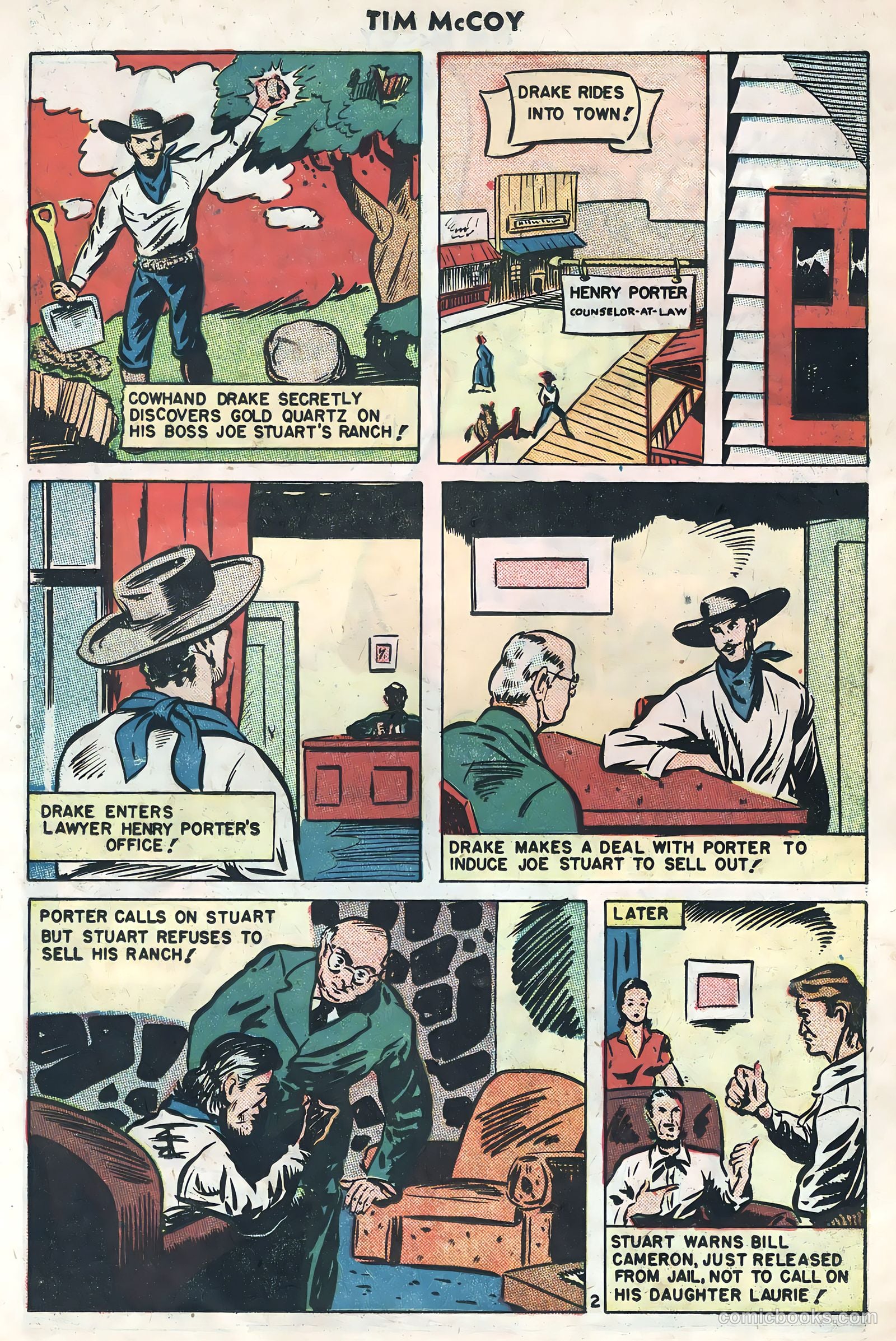 Tim McCoy #21 (1949) — page 28 of 36