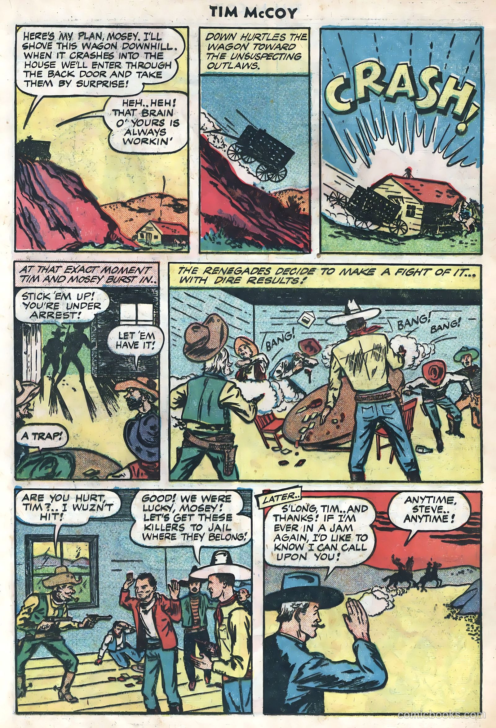 Tim McCoy #21 (1949) — page 34 of 36
