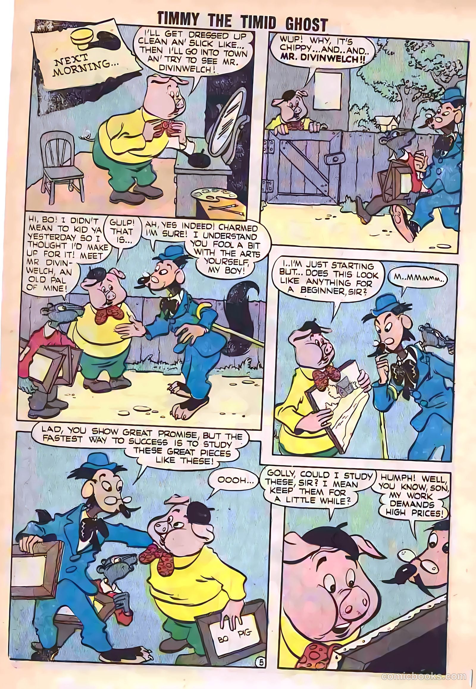 Timmy the Timid Ghost #10 (1958) — page 40 of 68