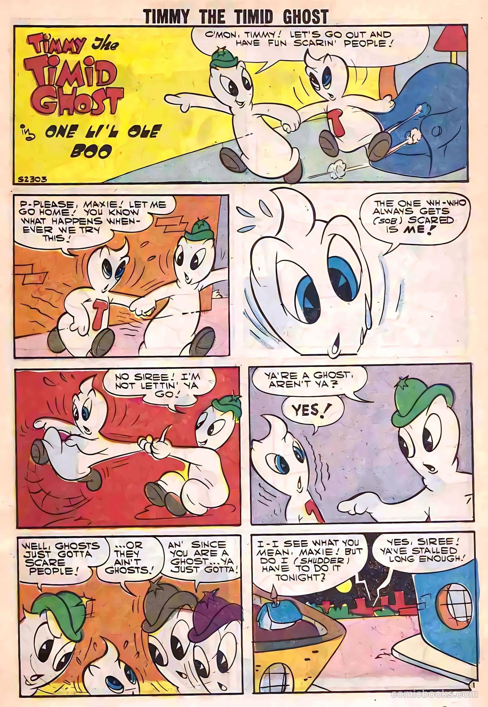 Timmy the Timid Ghost #10 (1958) — page 45 of 68