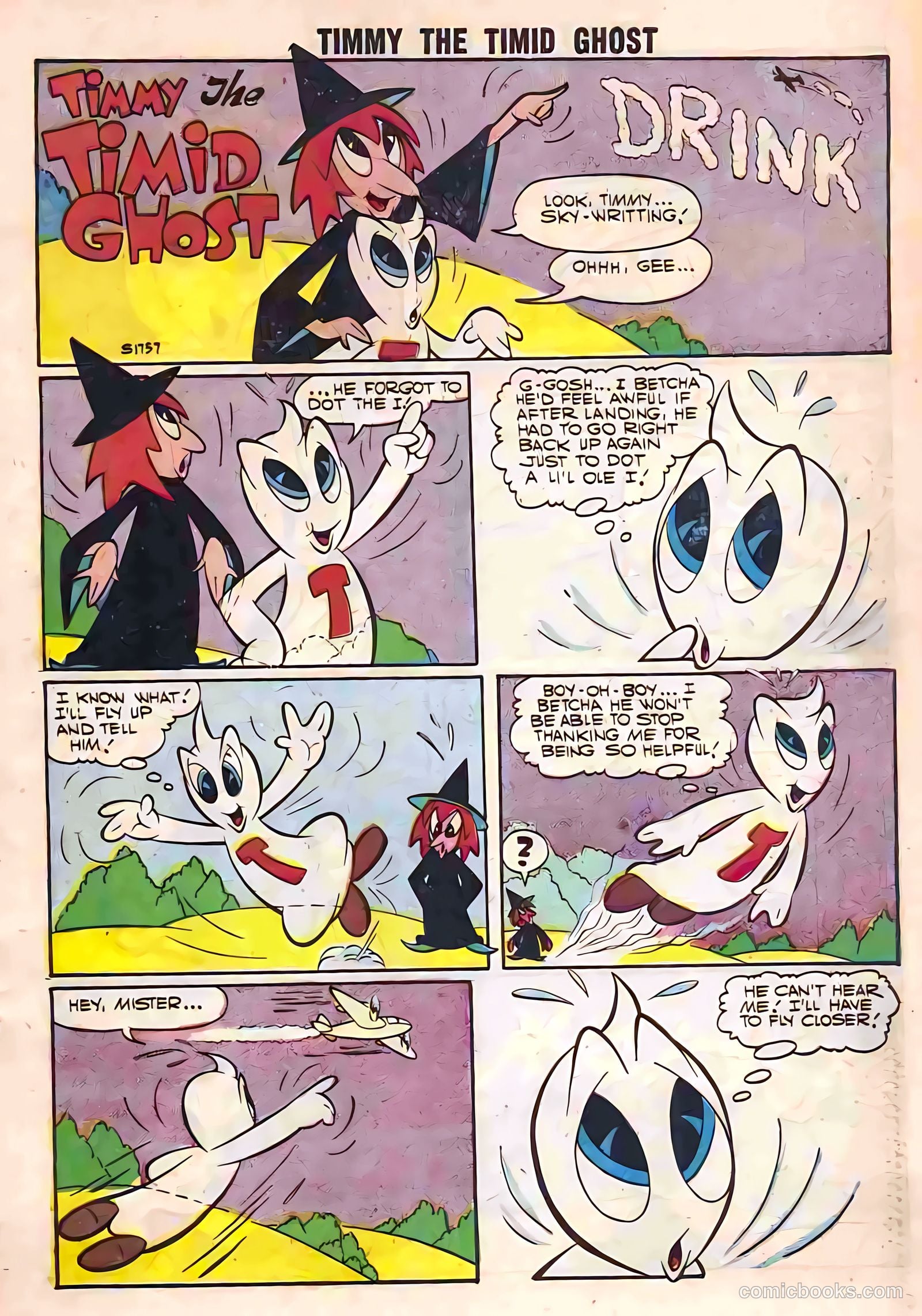 Timmy the Timid Ghost #10 (1958) — page 51 of 68