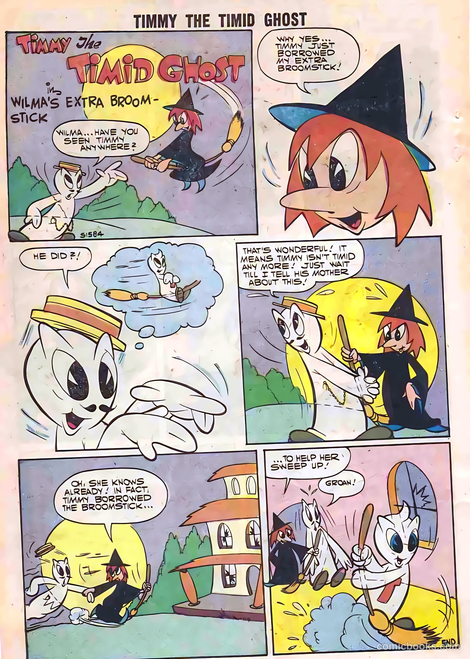 Timmy the Timid Ghost #10 (1958) — page 58 of 68