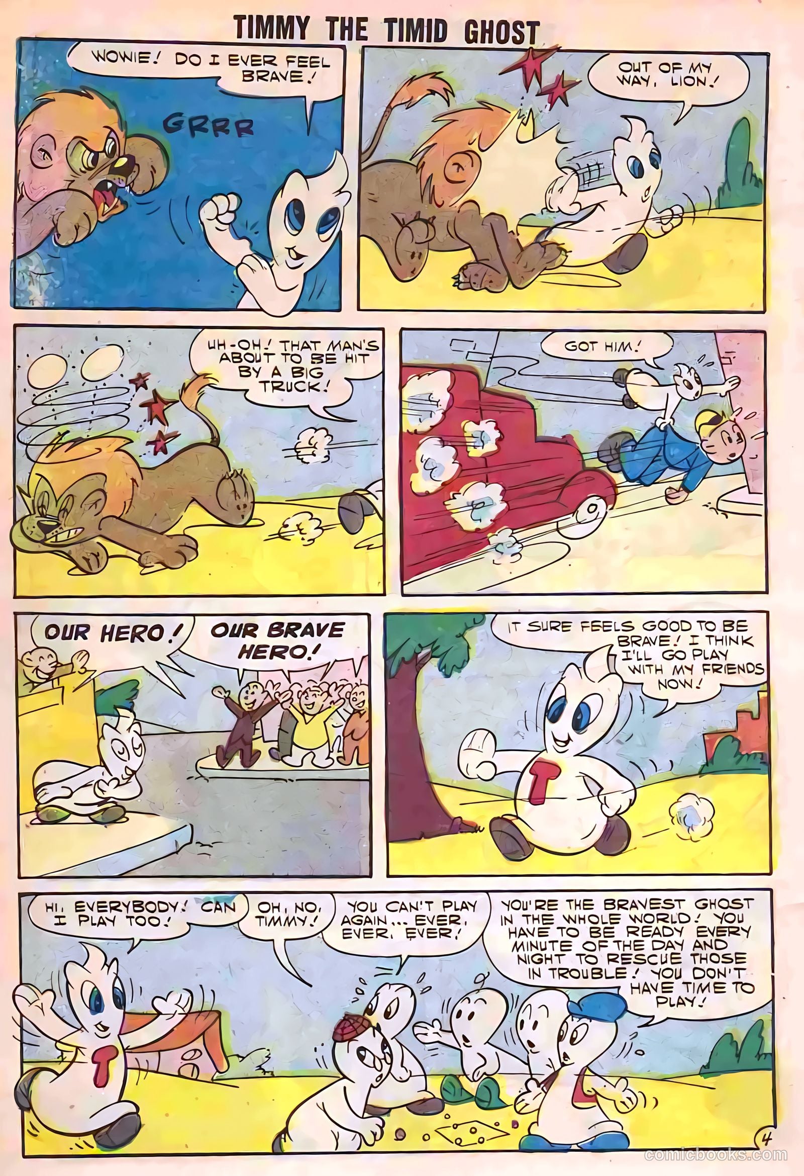 Timmy the Timid Ghost #10 (1958) — page 62 of 68