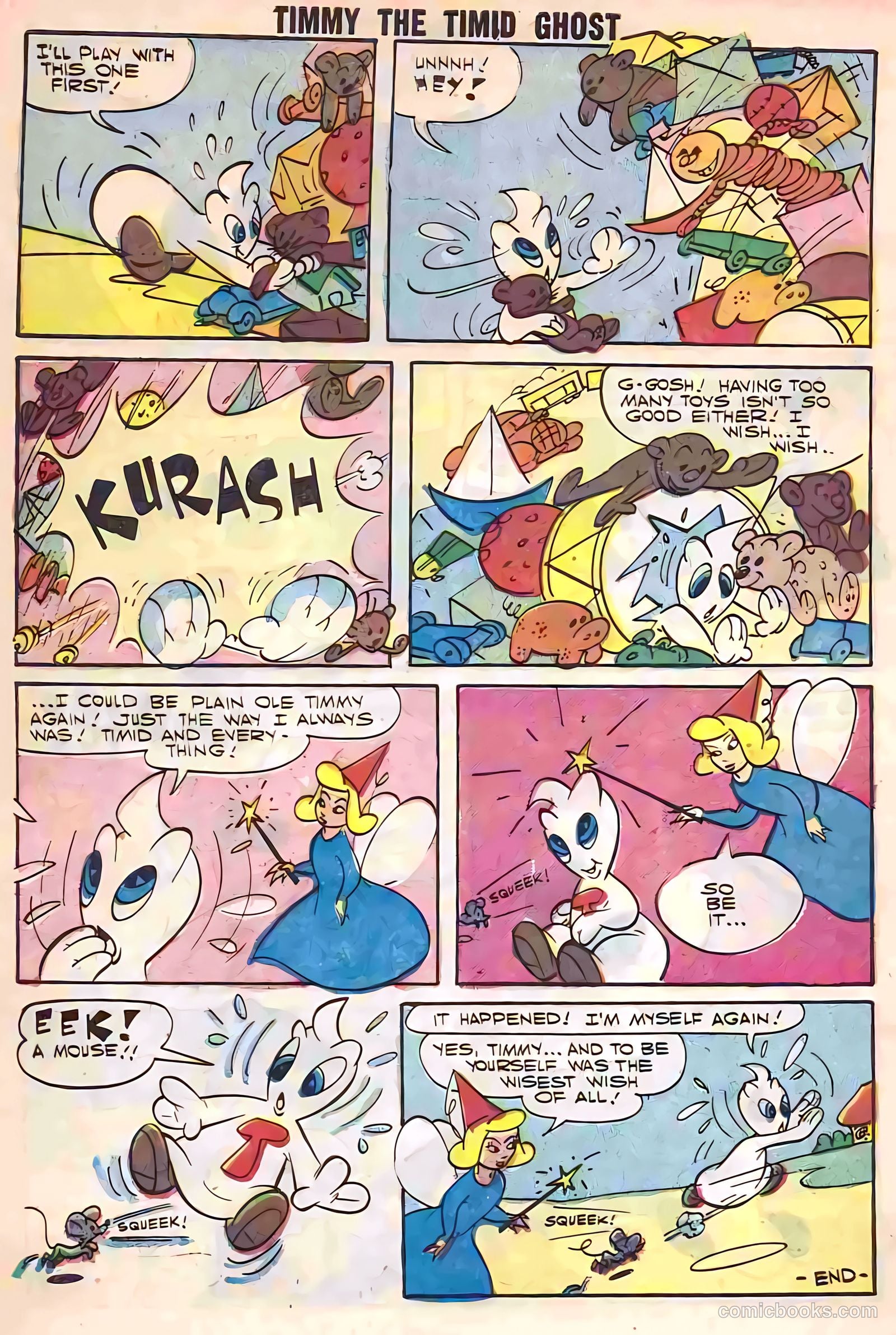 Timmy the Timid Ghost #10 (1958) — page 64 of 68