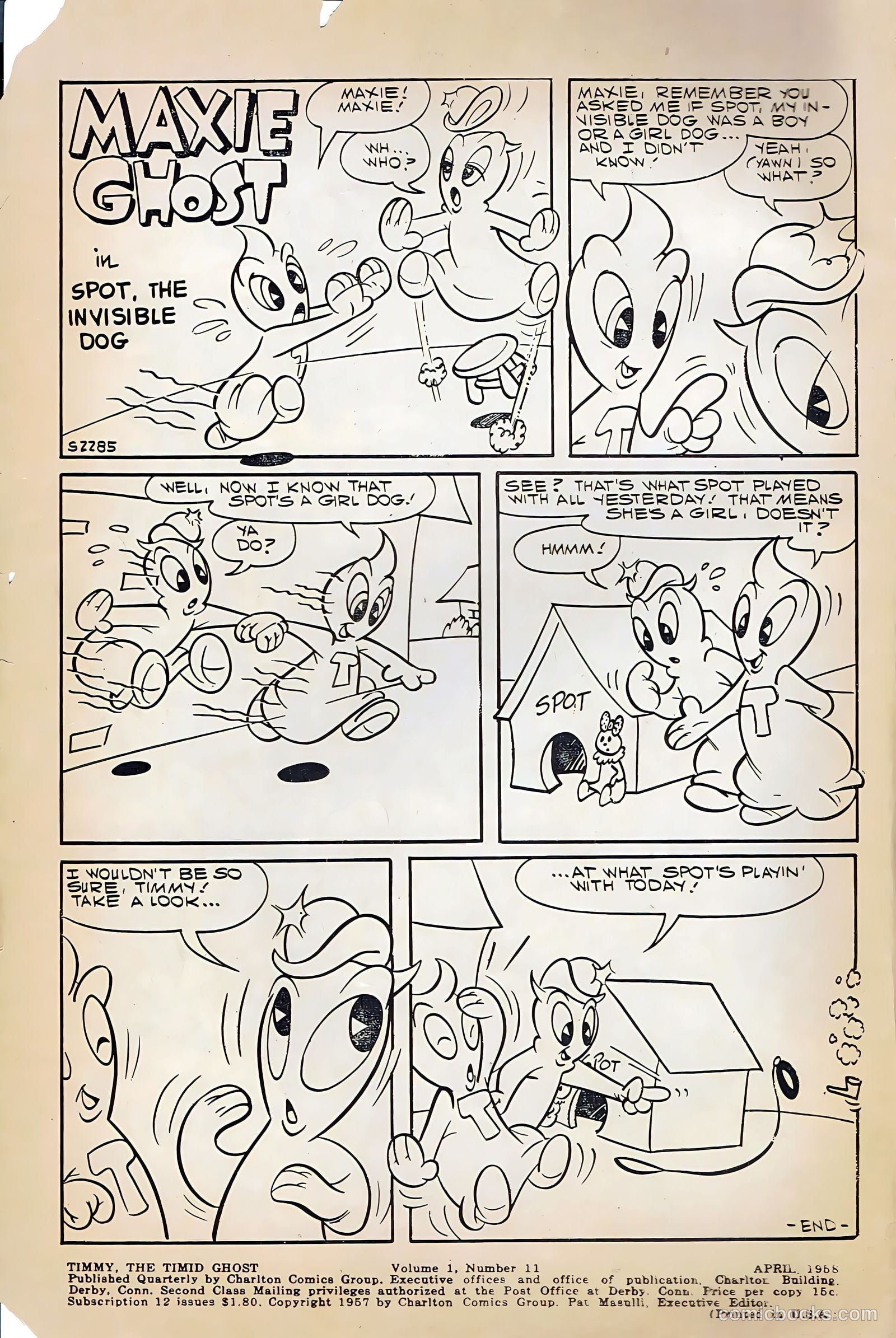 Timmy the Timid Ghost #11 (1958) — page 2 of 68