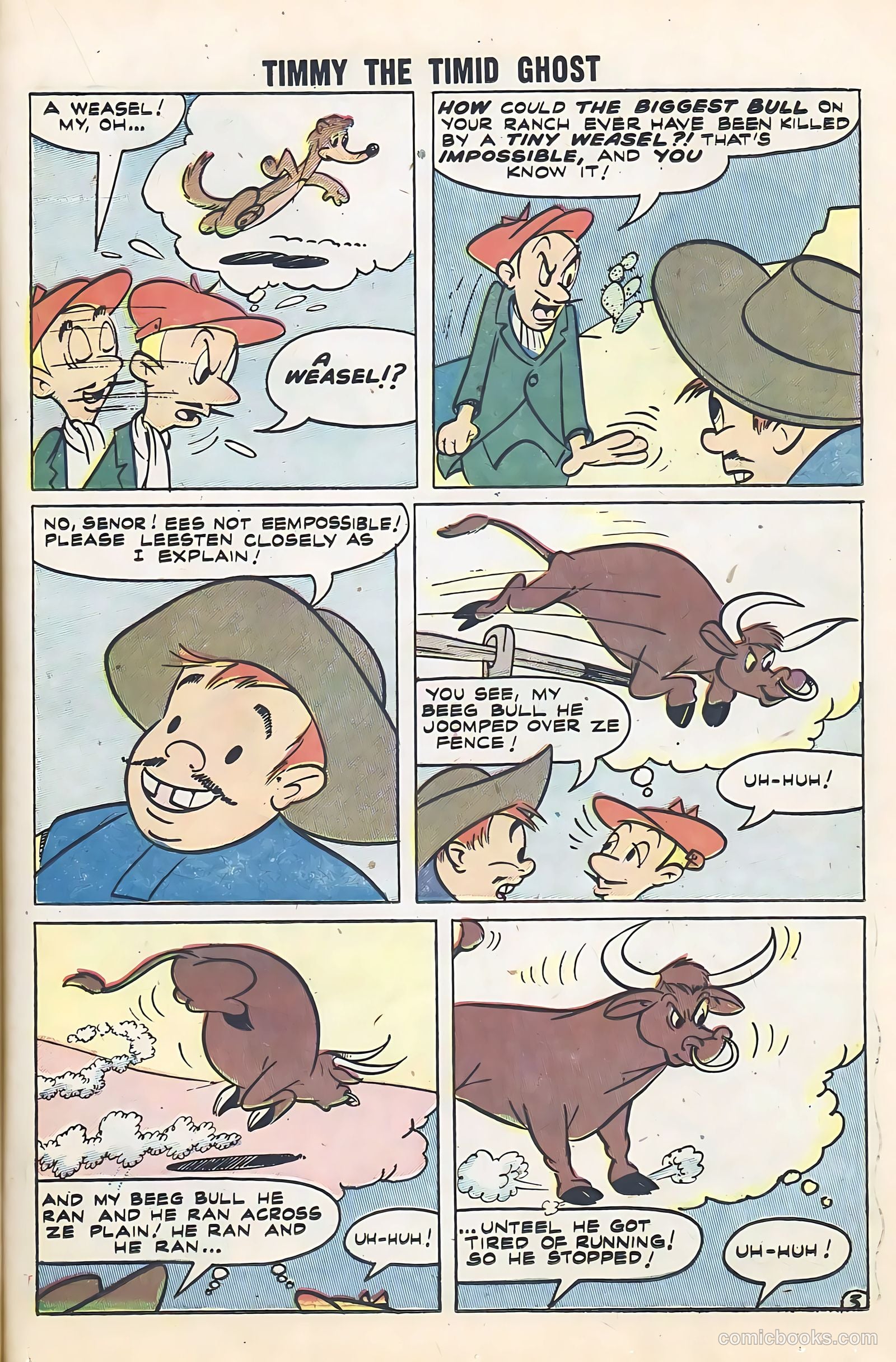 Timmy the Timid Ghost #11 (1958) — page 39 of 68