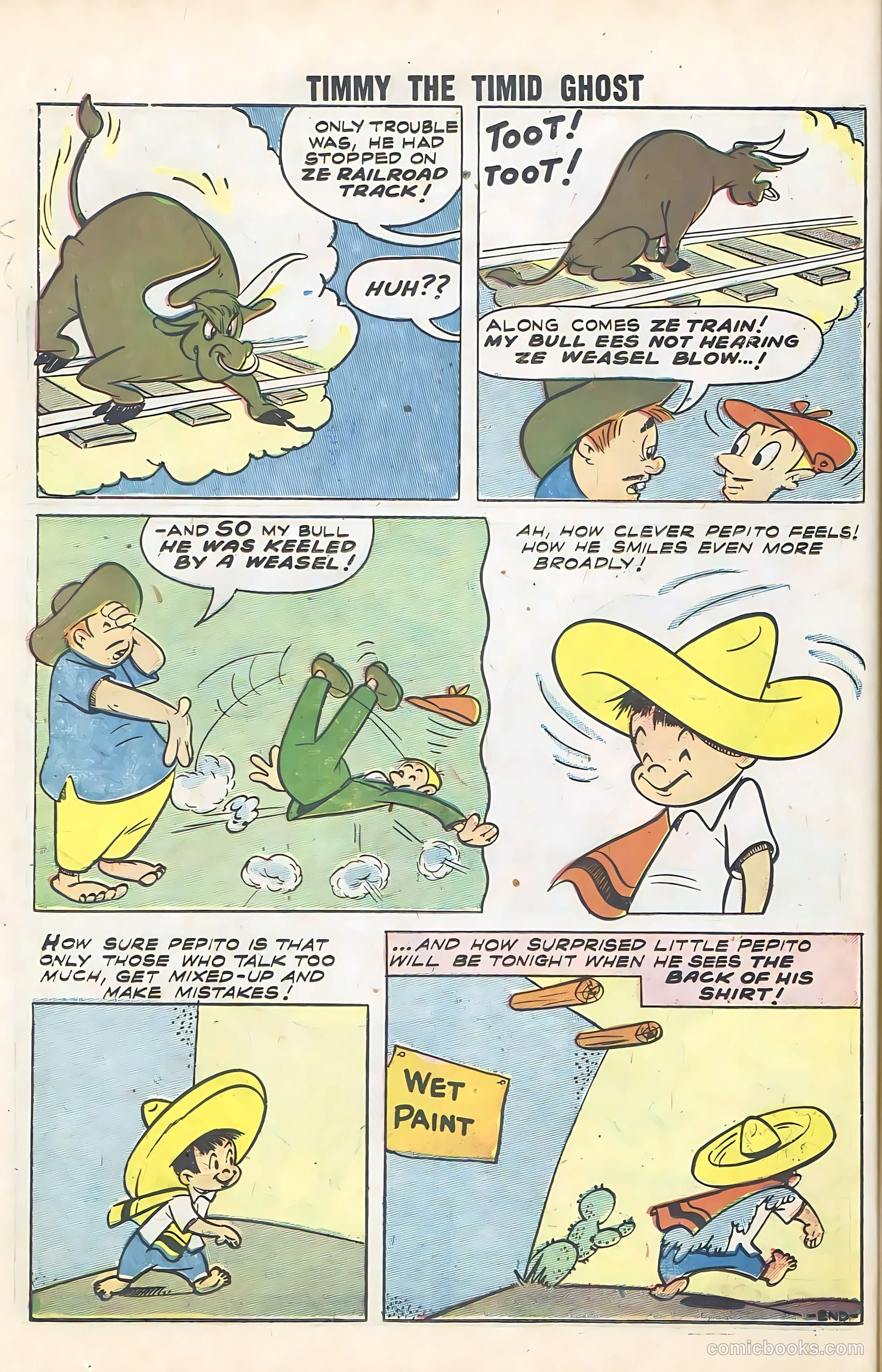 Timmy the Timid Ghost #11 (1958) — page 40 of 68