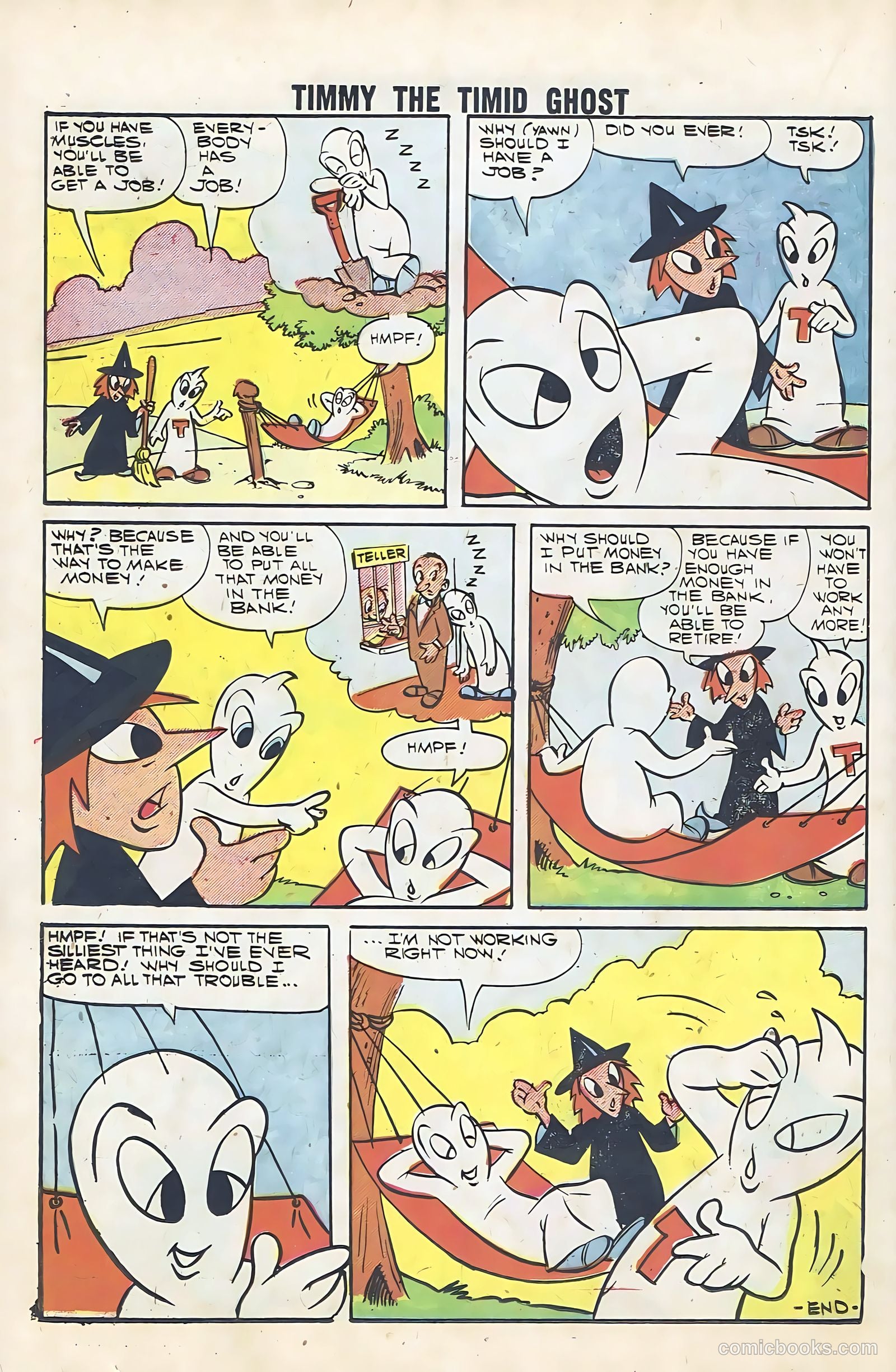 Timmy the Timid Ghost #11 (1958) — page 42 of 68
