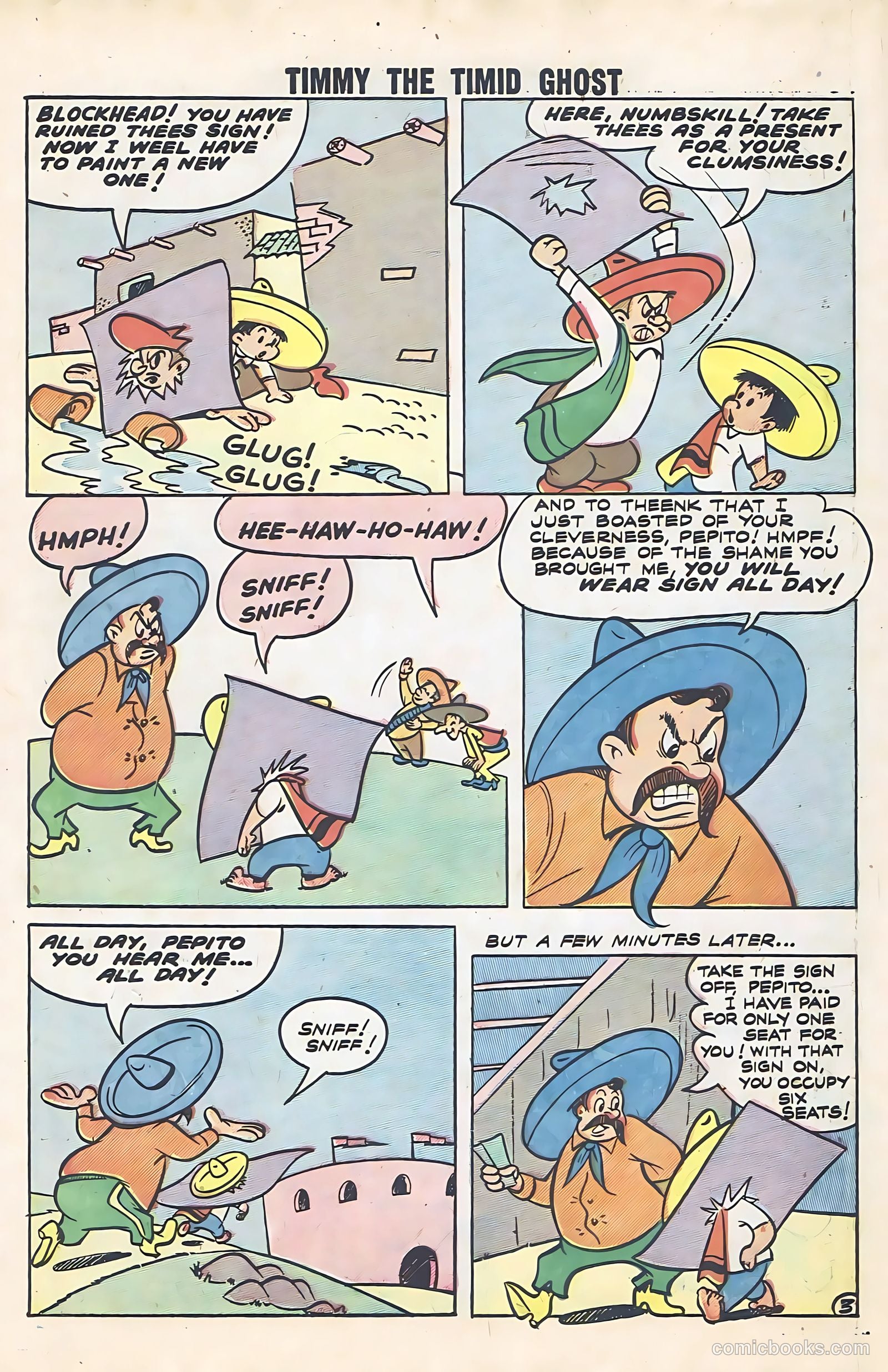 Timmy the Timid Ghost #11 (1958) — page 56 of 68