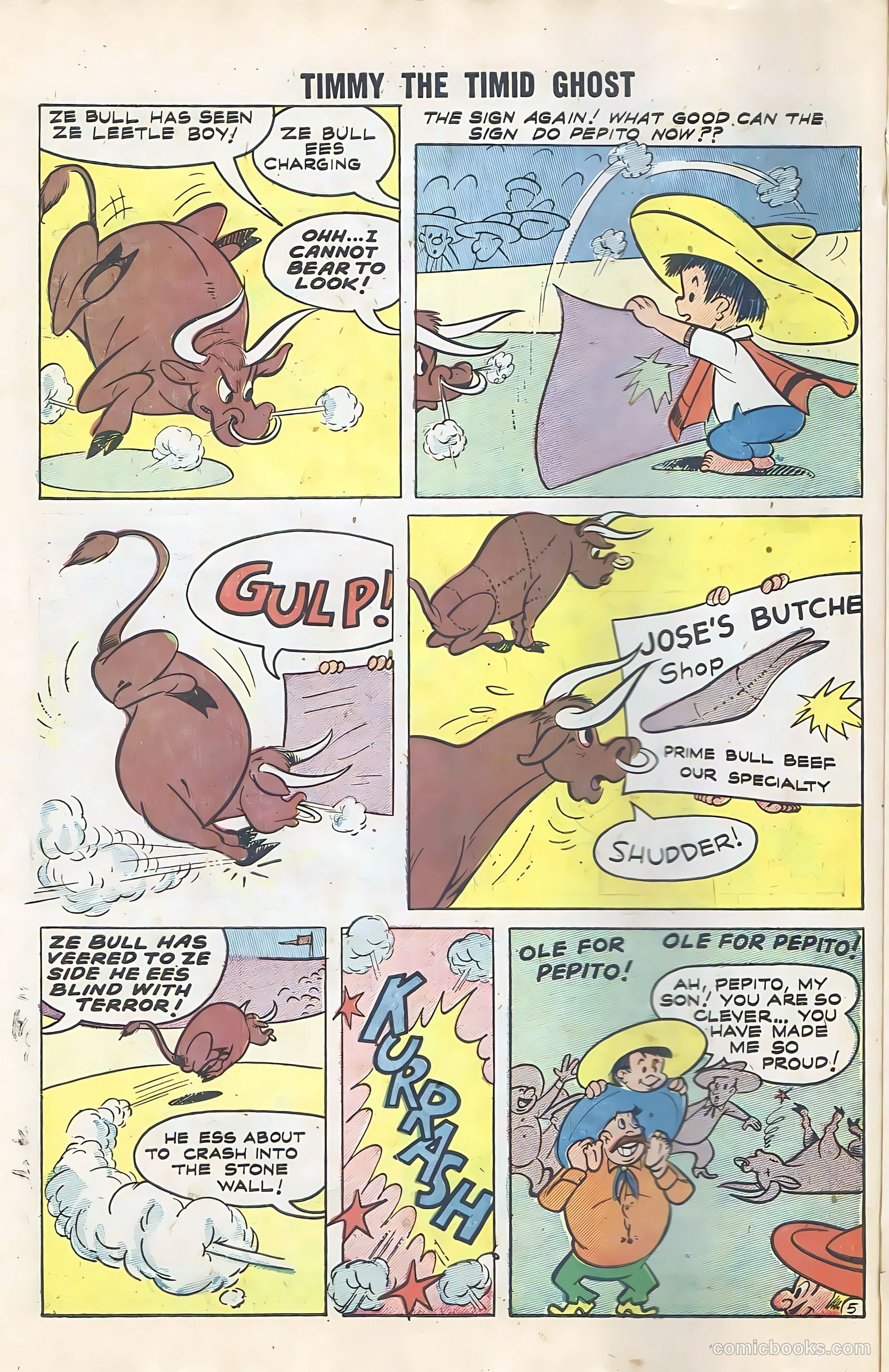 Timmy the Timid Ghost #11 (1958) — page 58 of 68