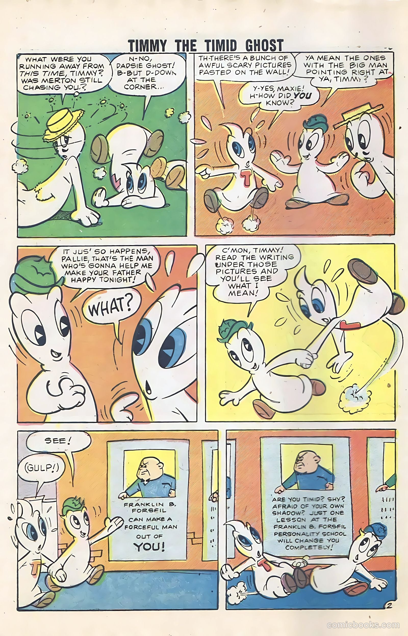 Timmy the Timid Ghost #11 (1958) — page 60 of 68