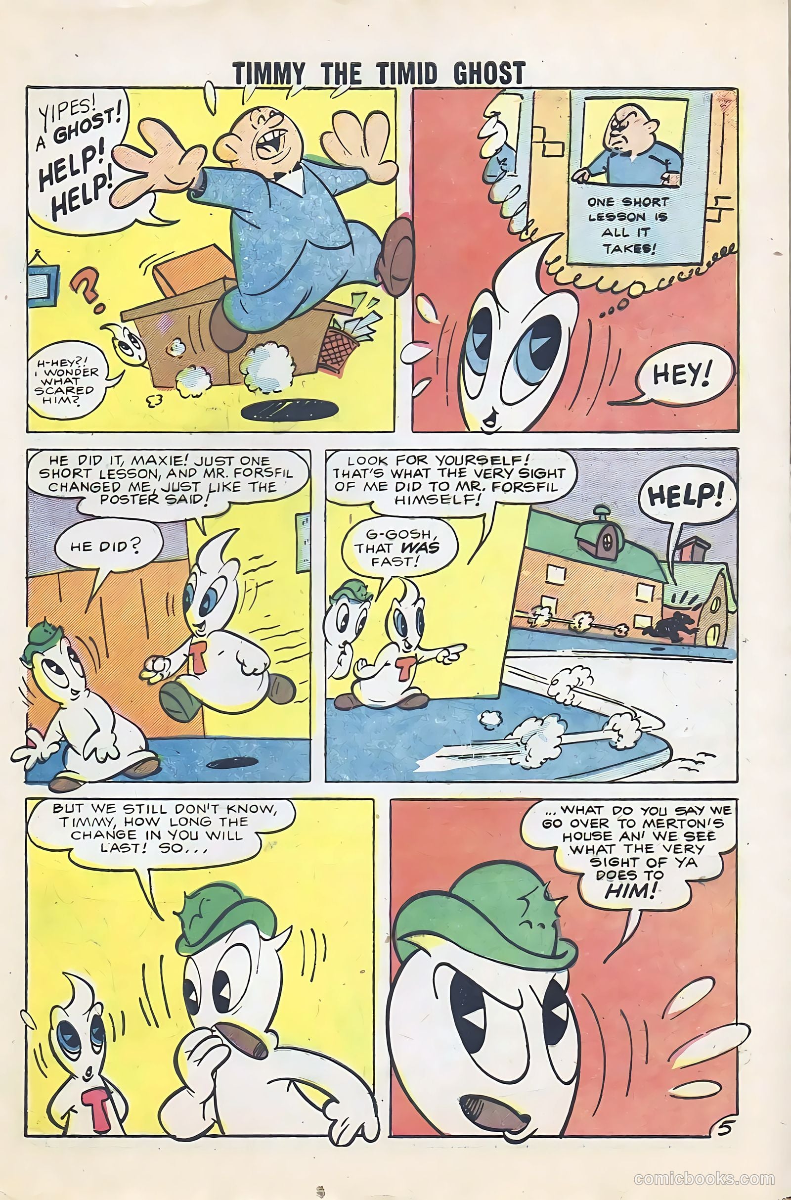 Timmy the Timid Ghost #11 (1958) — page 63 of 68