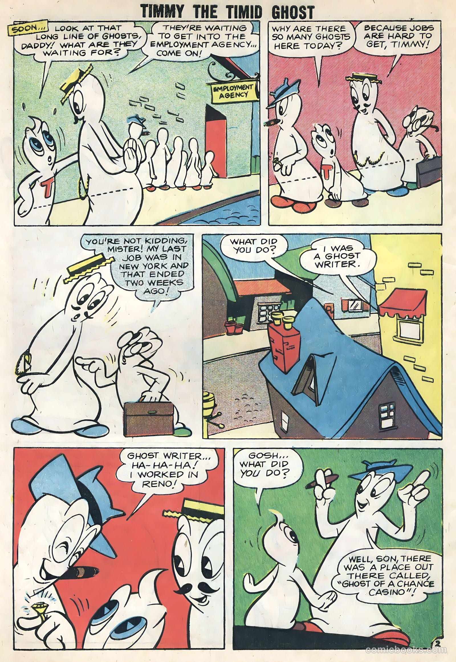 Timmy the Timid Ghost #13 (1959) — page 4 of 36