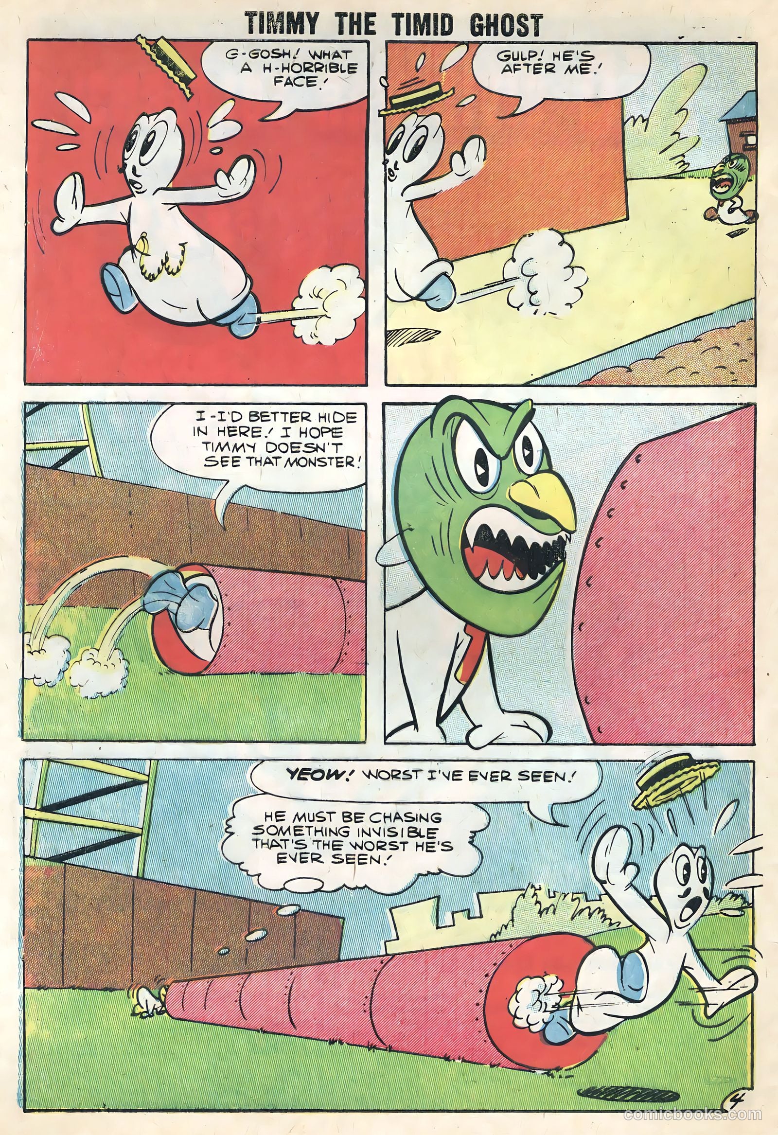 Timmy the Timid Ghost #13 (1959) — page 32 of 36