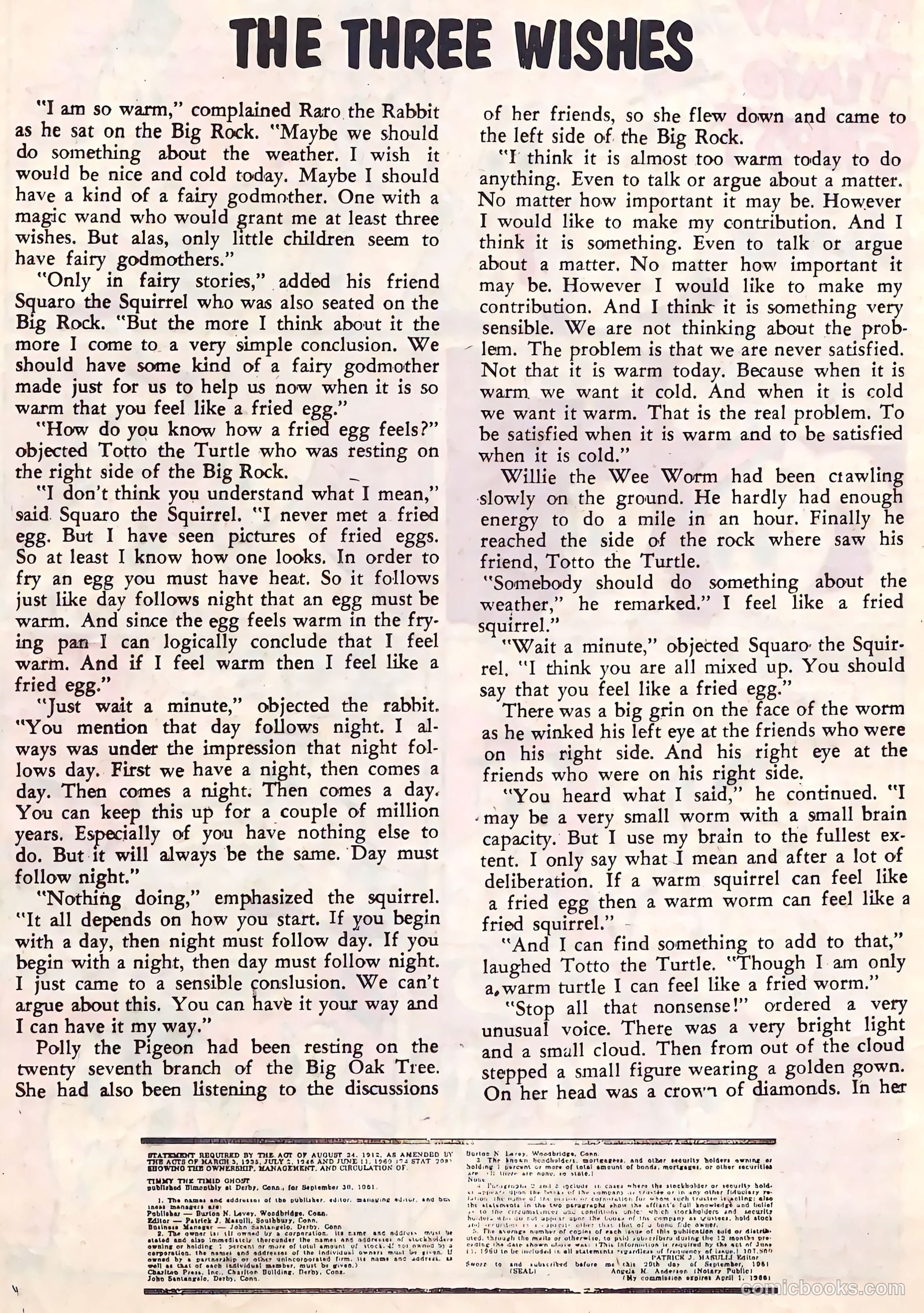 Timmy the Timid Ghost #14 (1959) — page 20 of 36