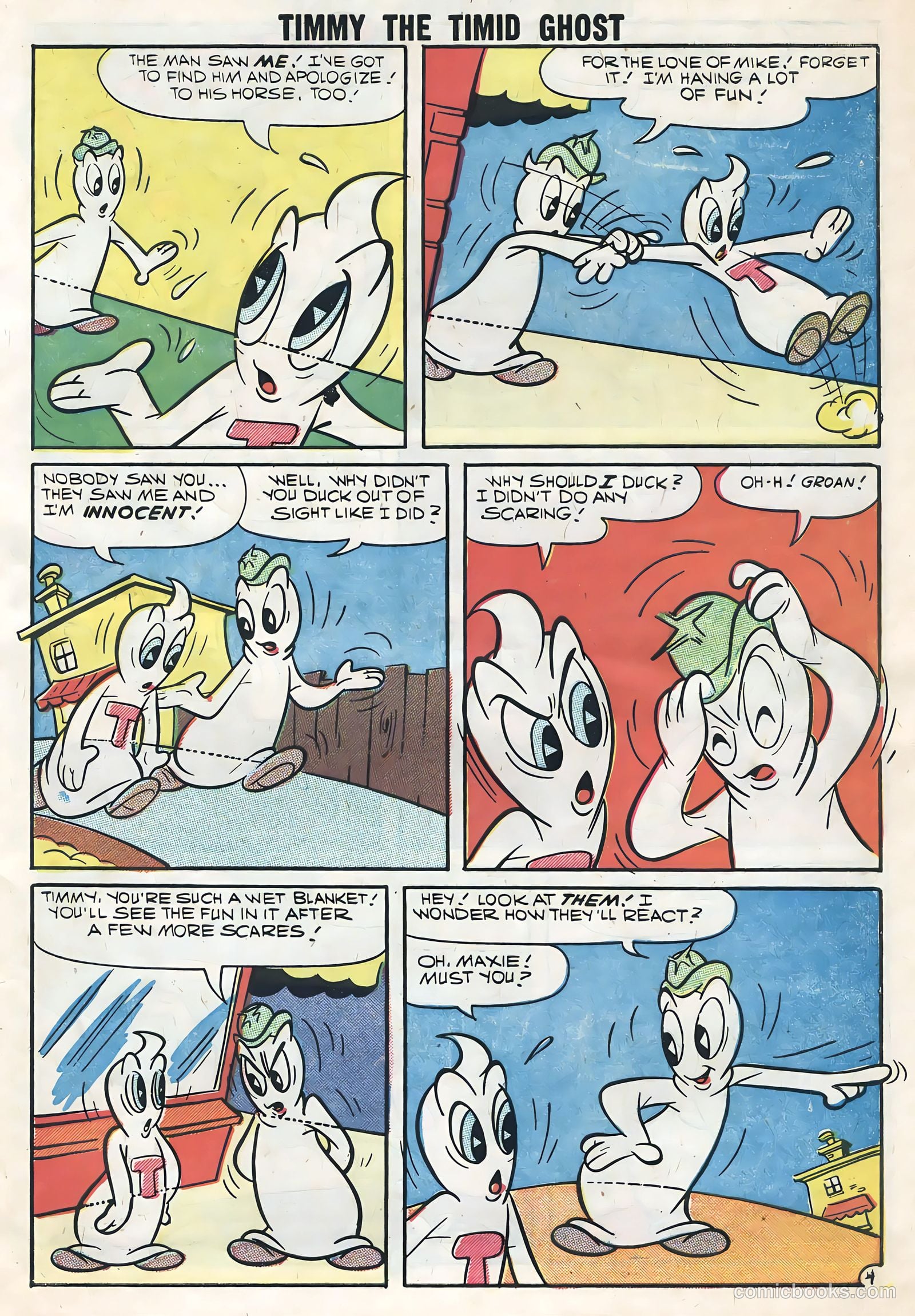 Timmy the Timid Ghost #16 (1959) — page 7 of 36