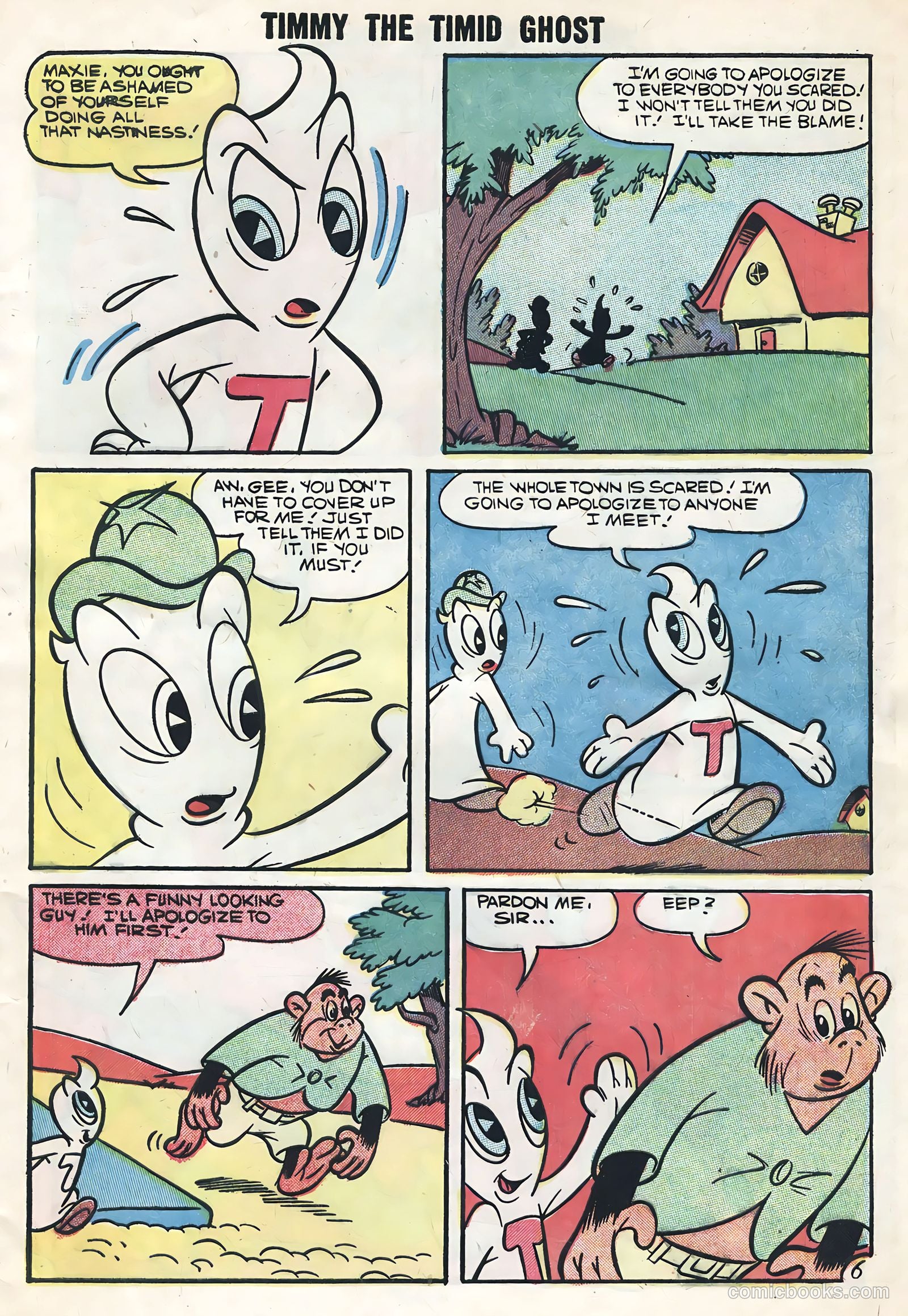 Timmy the Timid Ghost #16 (1959) — page 9 of 36