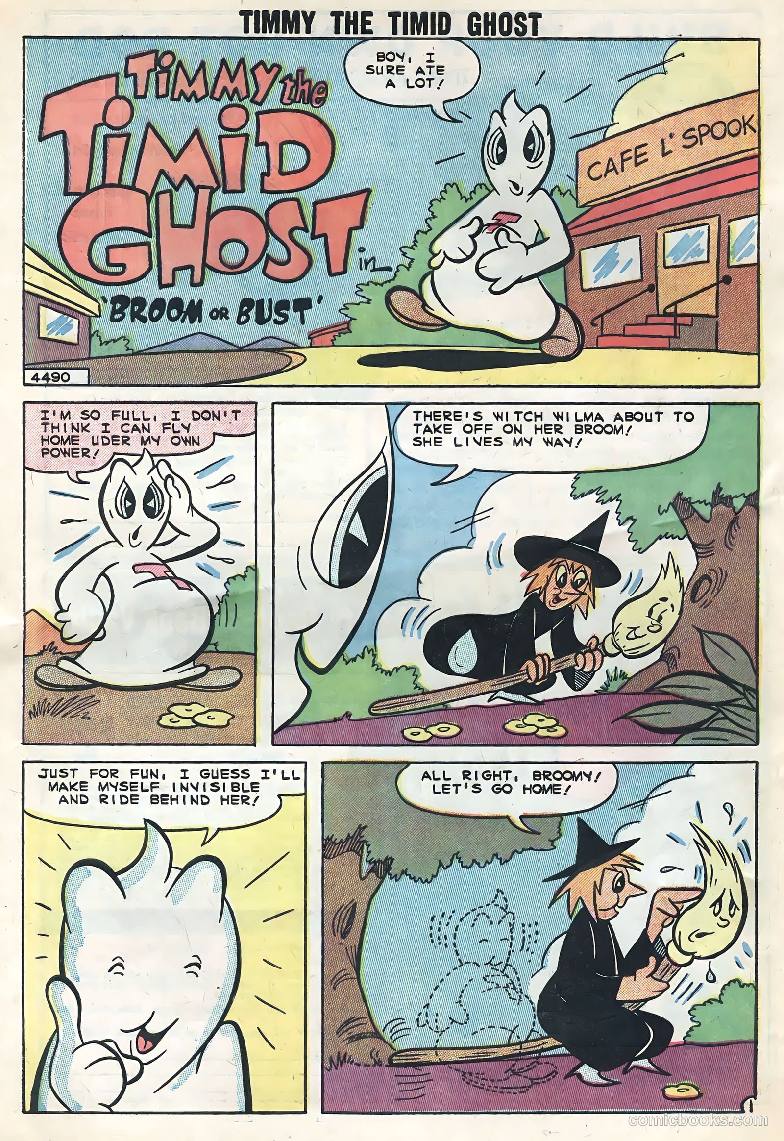Timmy the Timid Ghost #16 (1959) — page 32 of 36