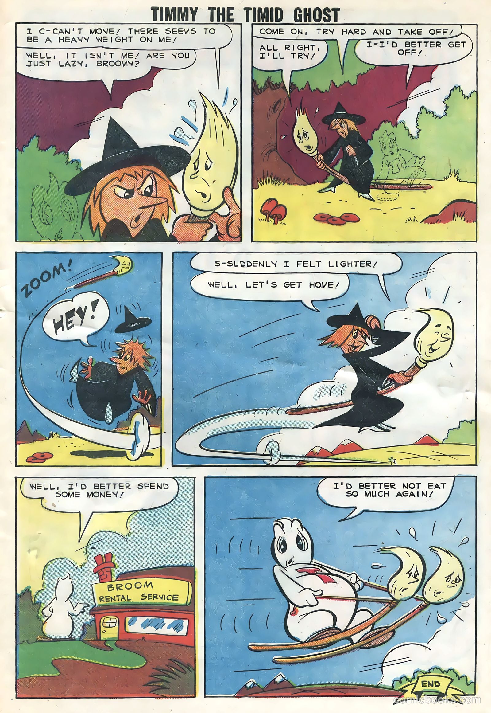 Timmy the Timid Ghost #16 (1959) — page 33 of 36