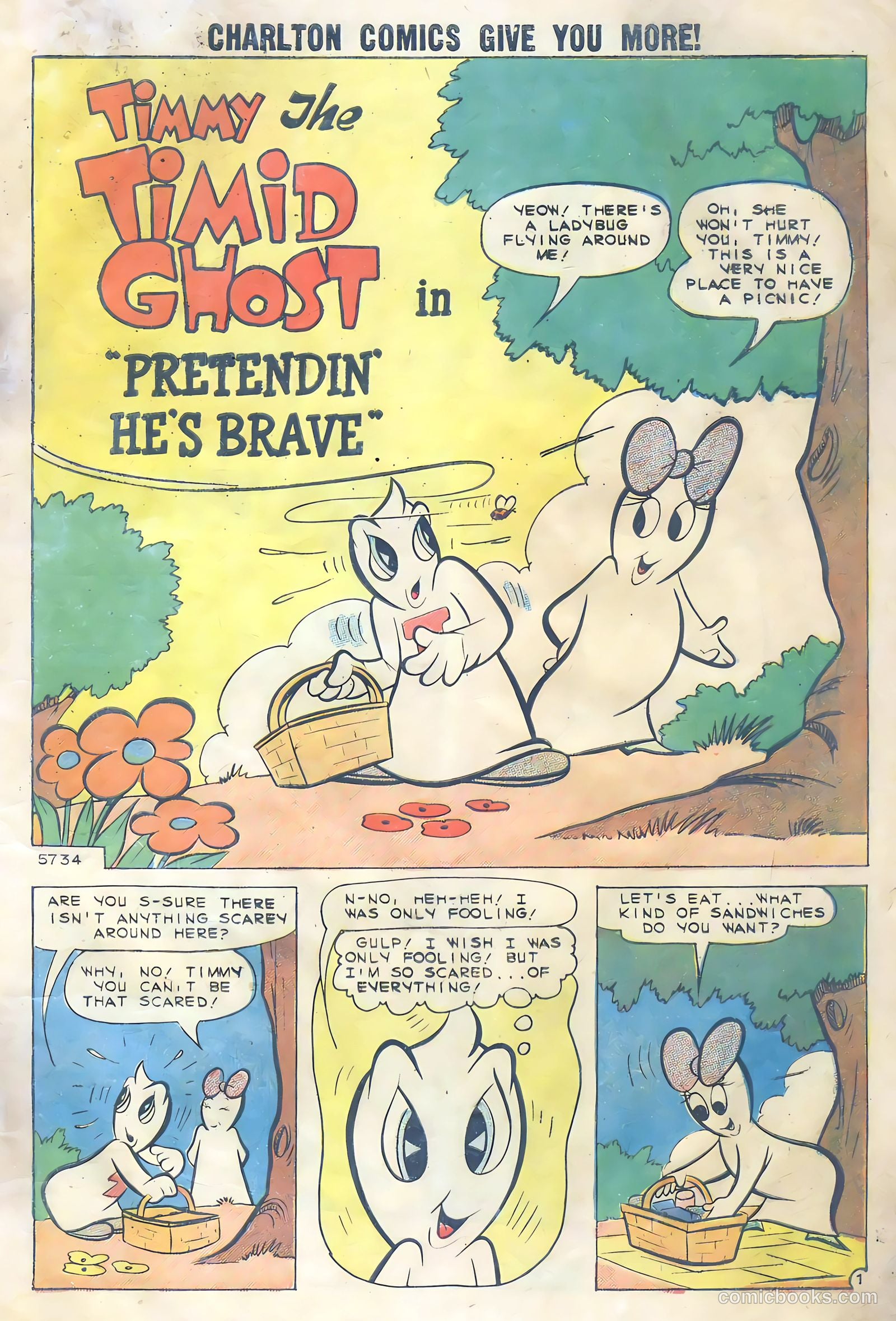 Timmy the Timid Ghost #18 (1959) — page 3 of 36